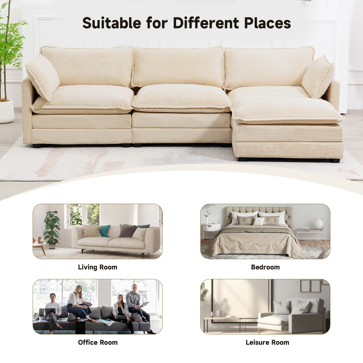 JEAREY XNECW-BK Sofas-Loveseats - View #8