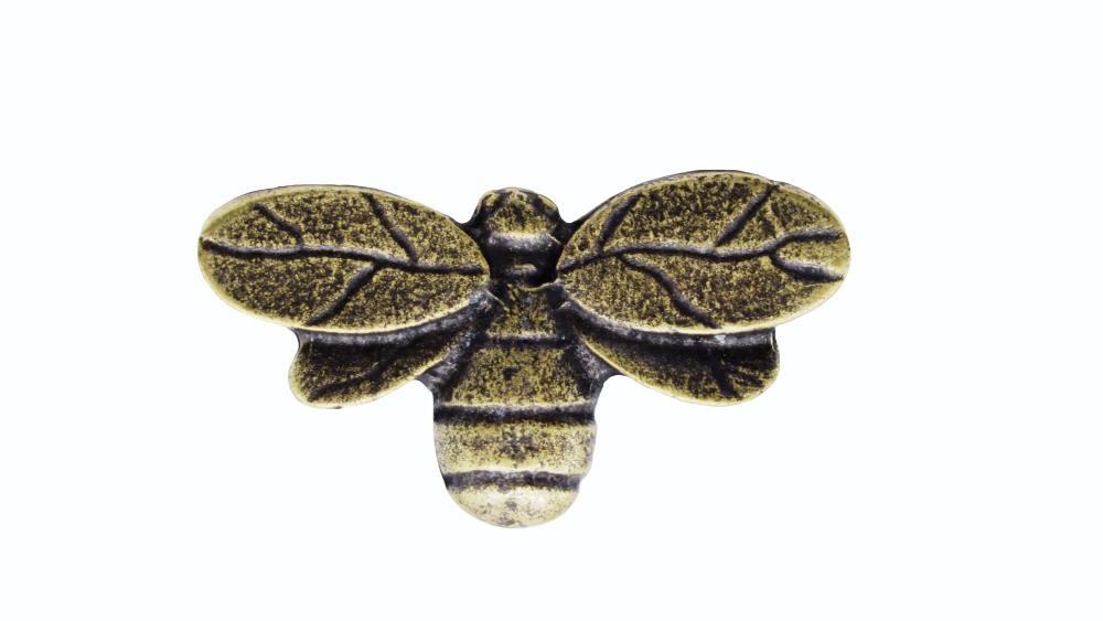 Buck Snort Lodge Products KB00210-1200 Wildlife Brass Ox Novelty Rustic Cabinet Knob