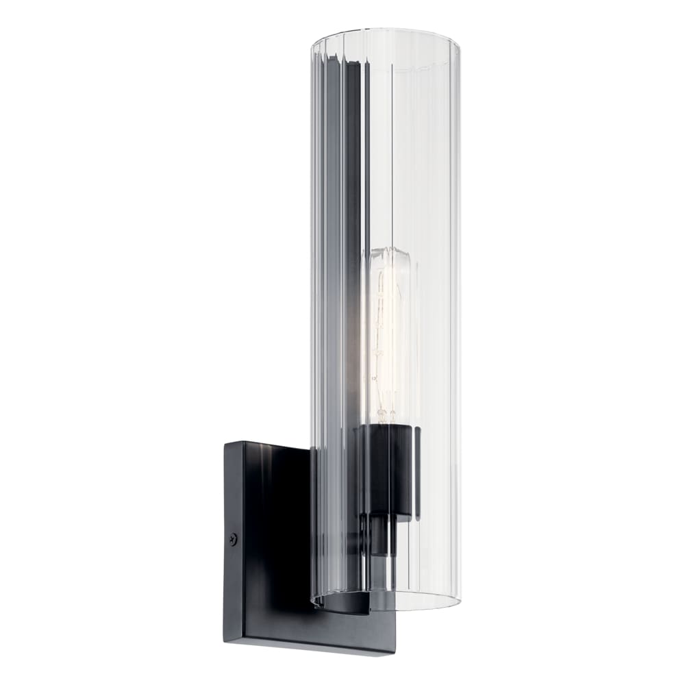 Kichler 55165BK Jemsa 4.75-in 1 -Light Black Modern/contemporary Vanity light