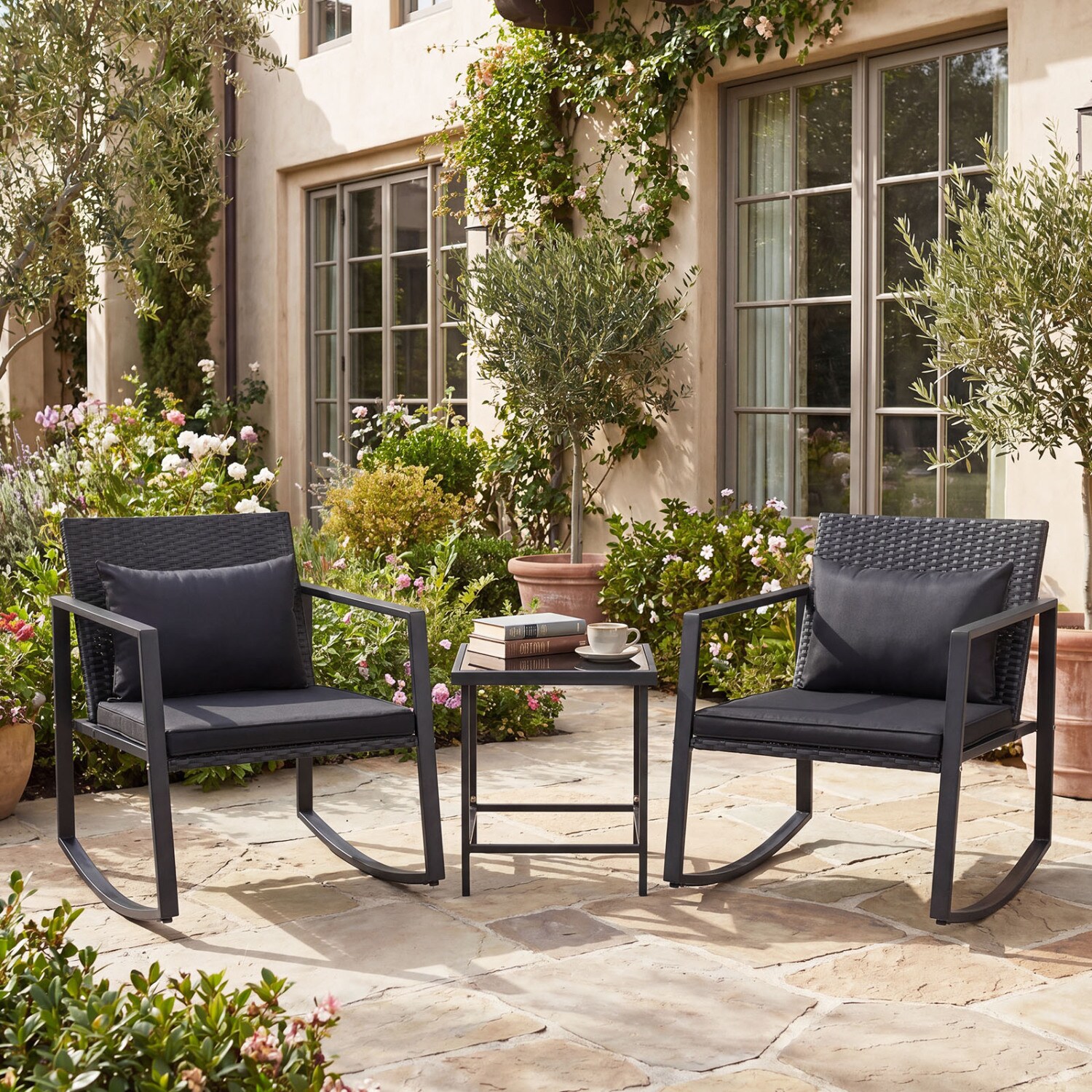 Slickblue D-CO-KD13267WH Patio-Conversation-Sets - View #5