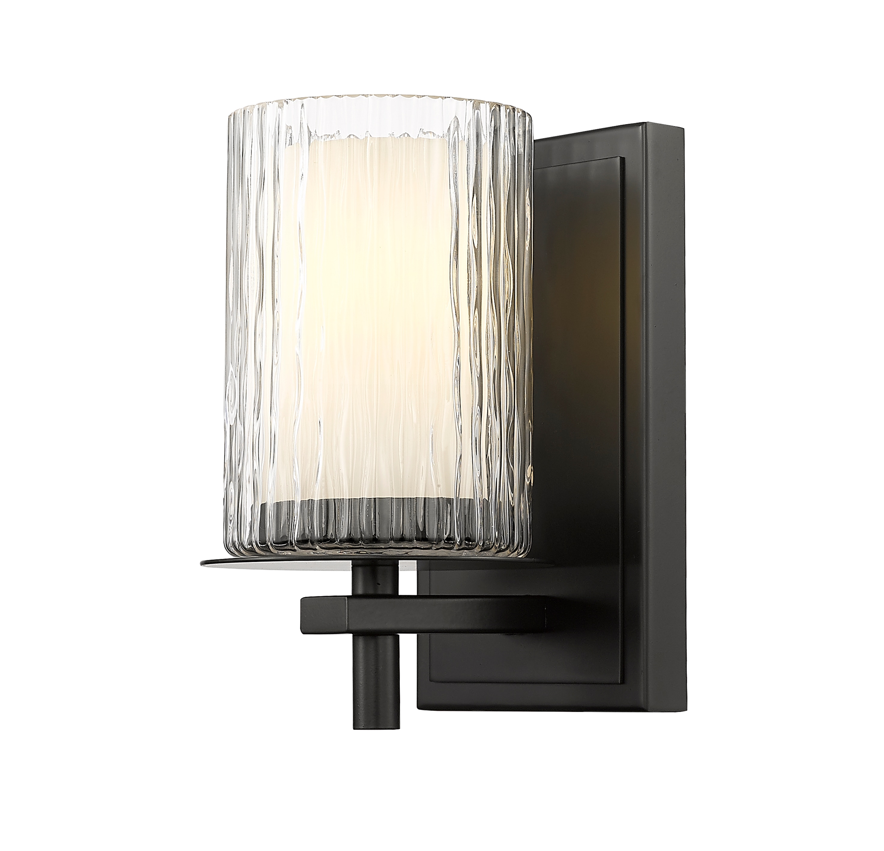 Z-Lite 1949-1S-MB Grayson 4.75-in 1 -Light Matte Black Transitional Vanity light