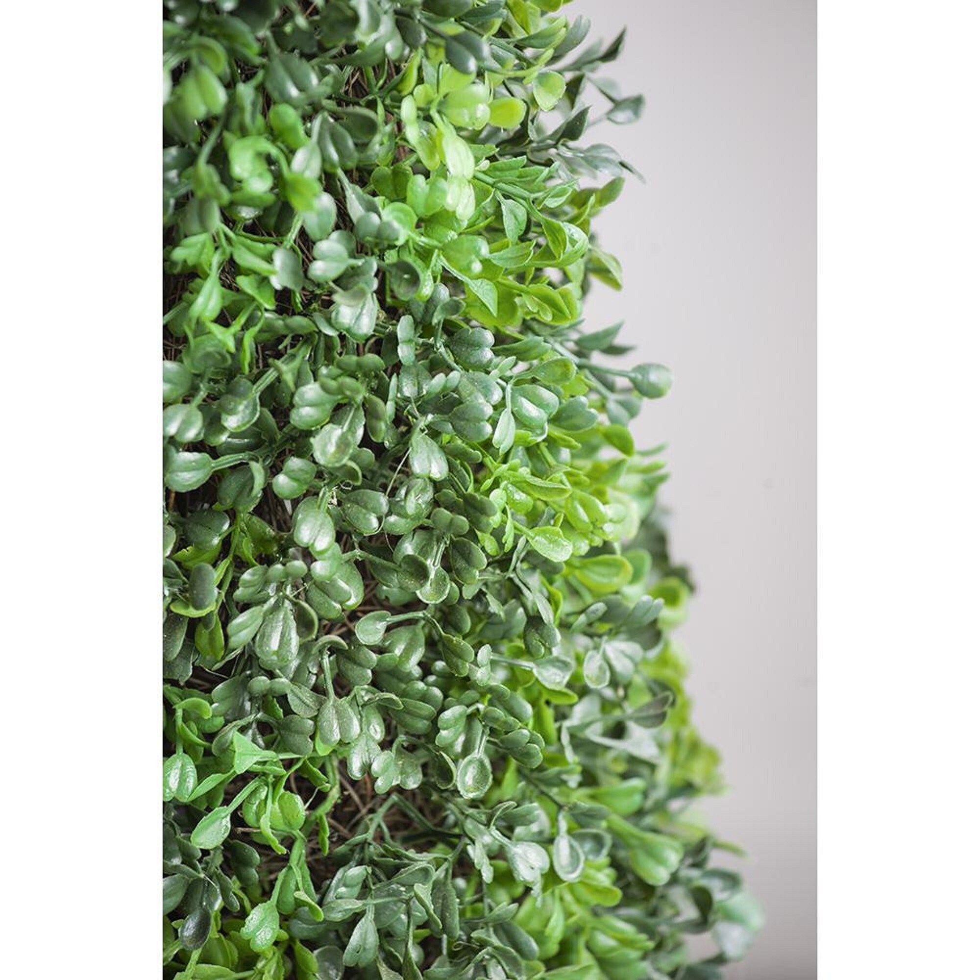 Elegant 35" Outdoor Faux Boxwood Topiary in Pot