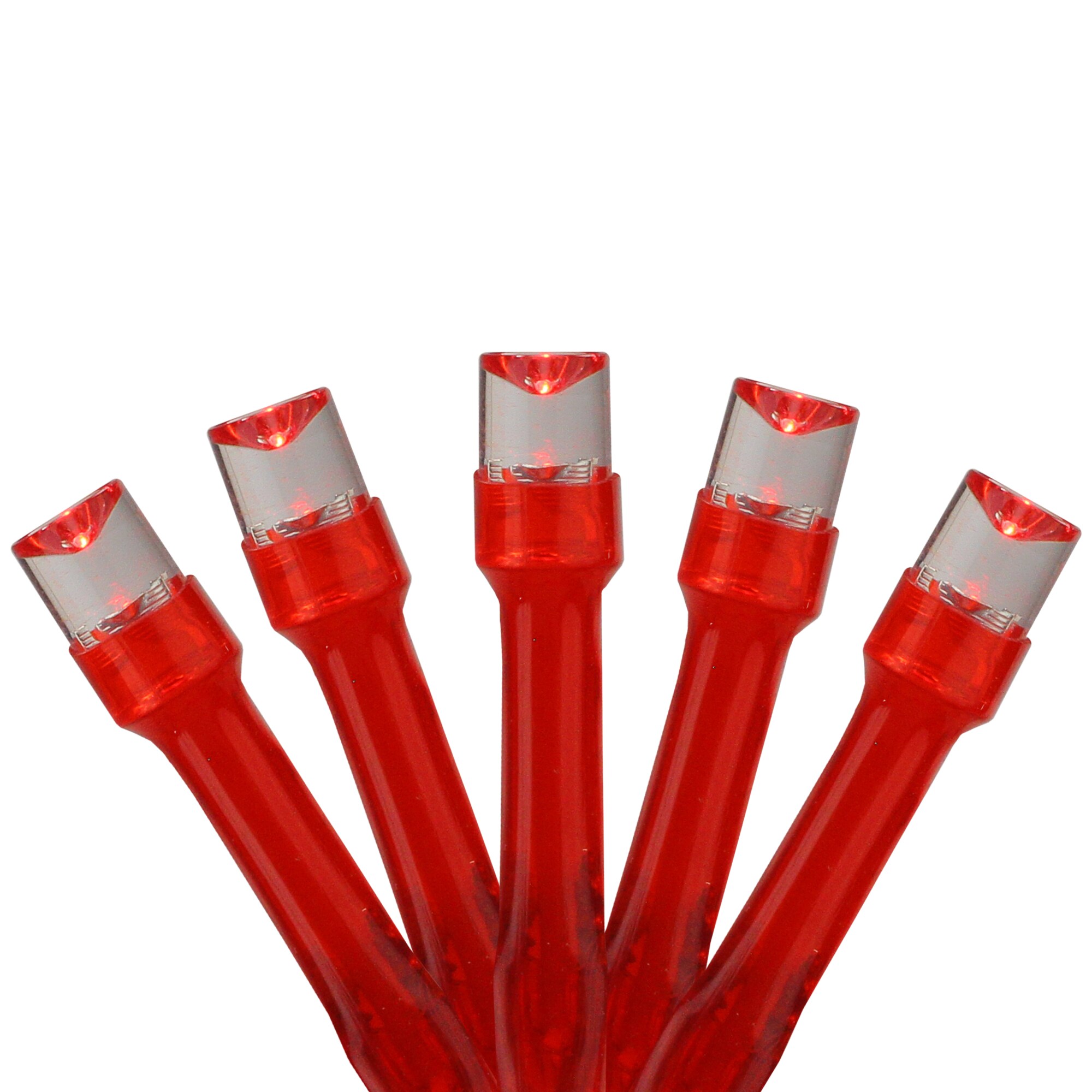 Northlight 32149162 20-Count 6.4-ft Red LED Battery-operated Indoor Christmas String Lights