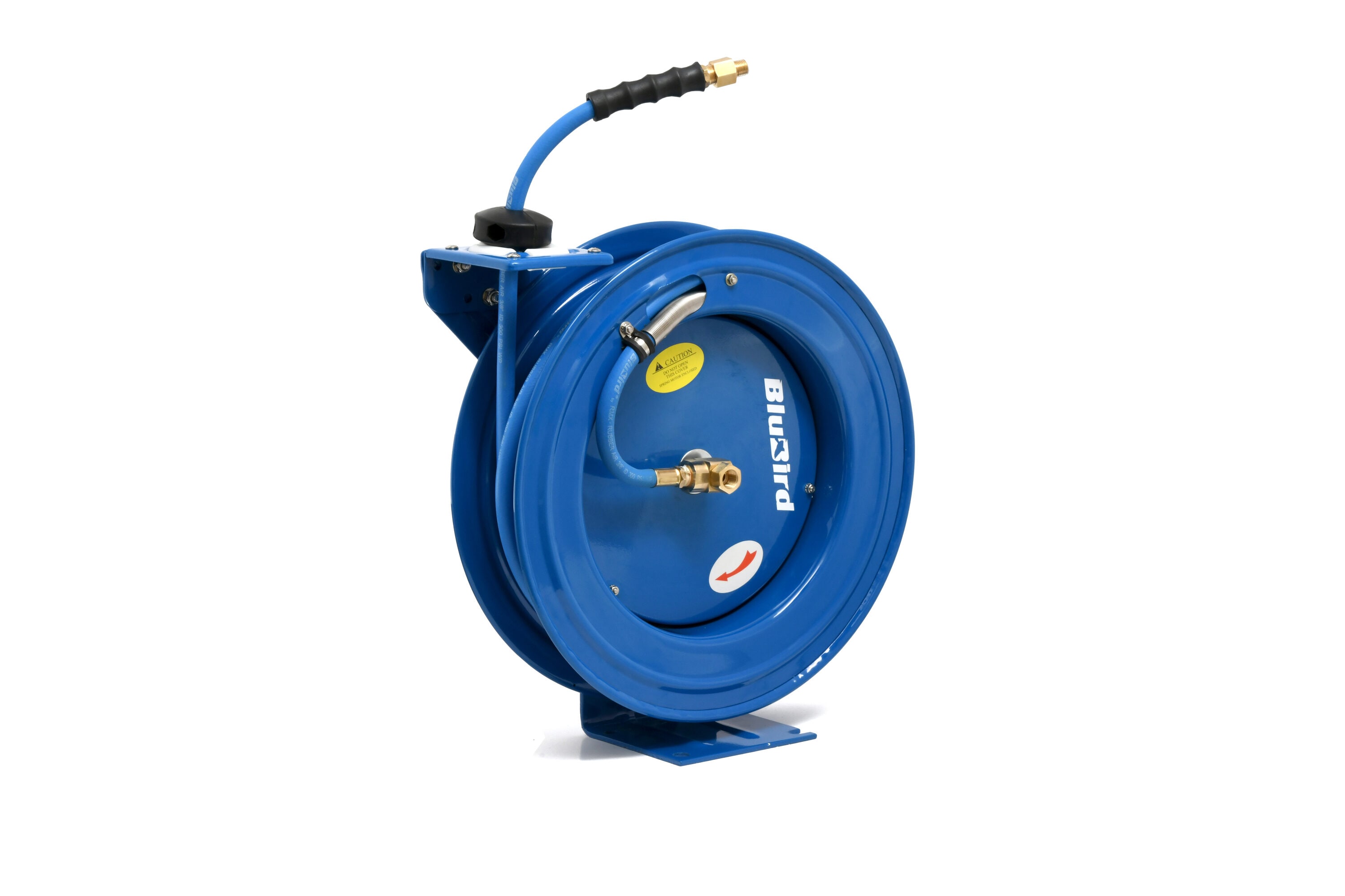 BluBird BluBird 3/8 x 50′ Heavy Duty Hose Reel Single-arm reel perfect for industrial and automotive. Ensures leak-resistant performance and can be mounted anywhere. BBRHD3850 Sansujyuku sansujyuku.com