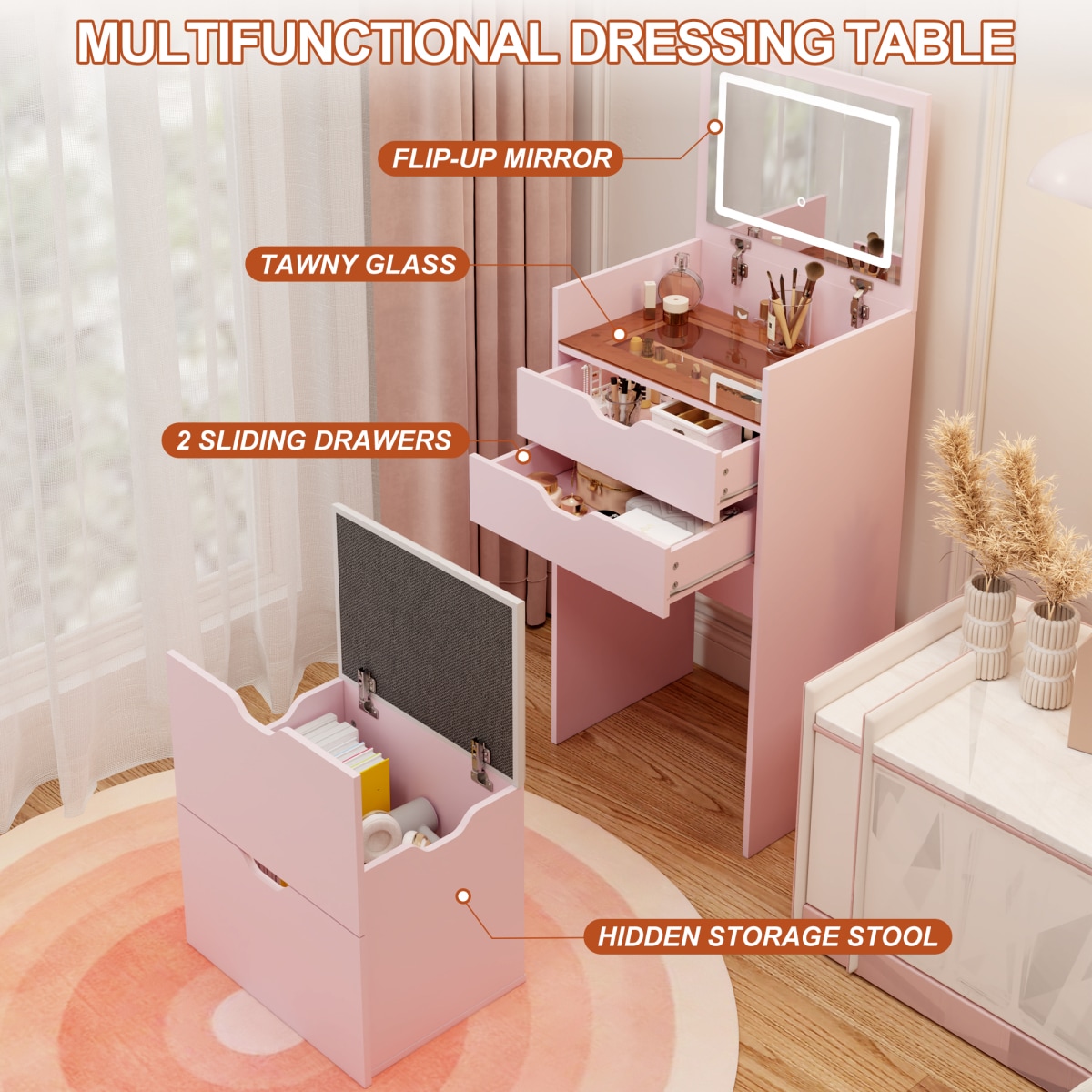 Streamdale Furniture W5252P447390 Bedroom-Vanities - View #5