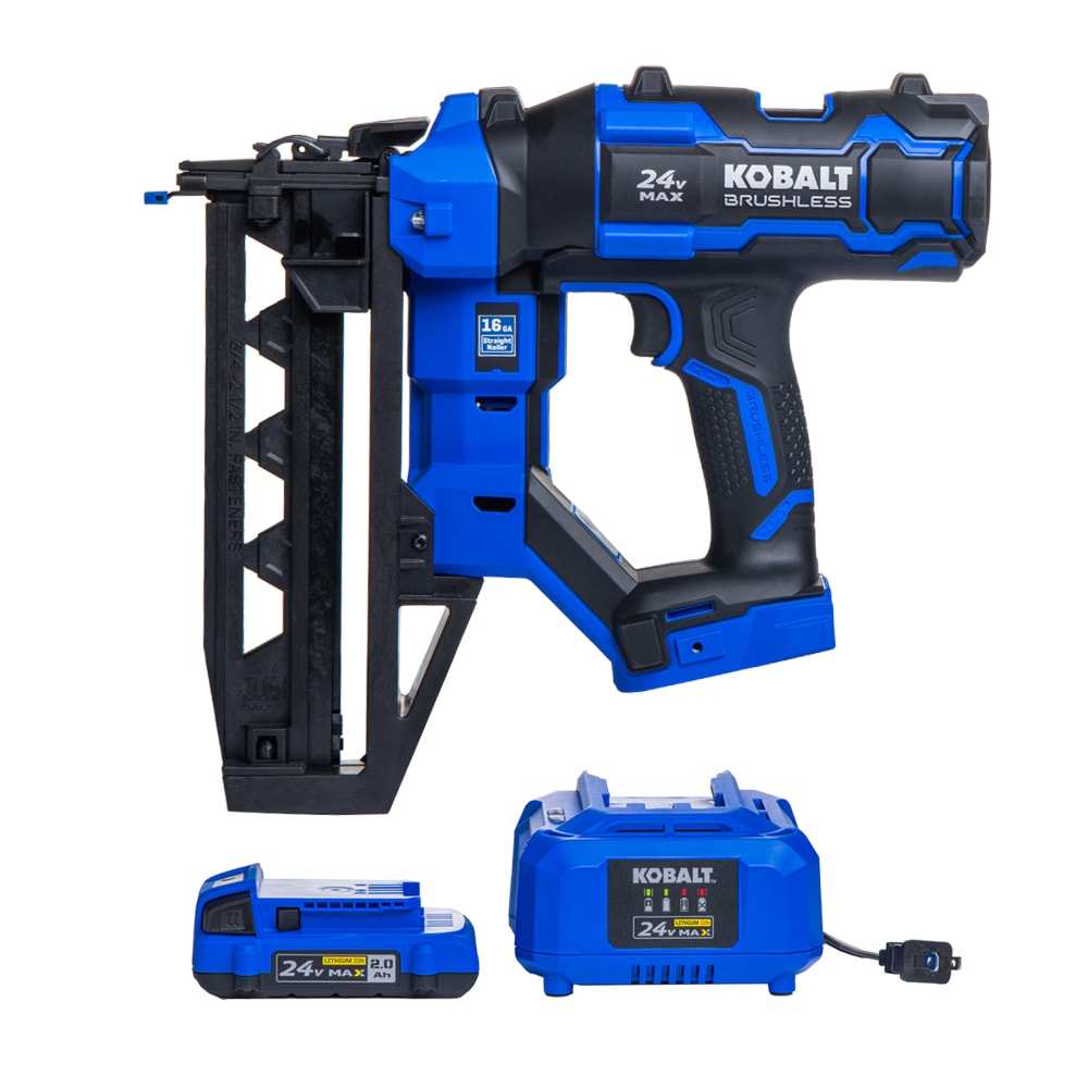 Kobalt XTR 2.5-in 16-Gauge Cordless Finish Nailer (Battery & Charger Included) KXNA 2124A-03 Sansujyuku sansujyuku.com