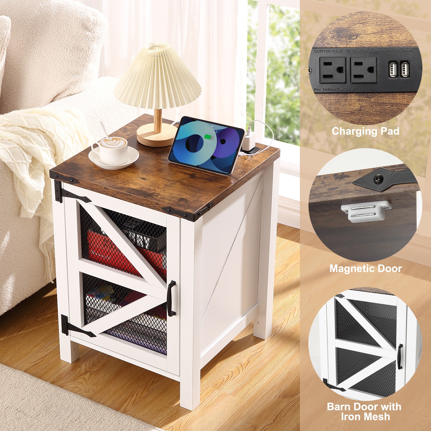 GarveeLife BWR-D4OYZPE61211 End-Tables - View #3
