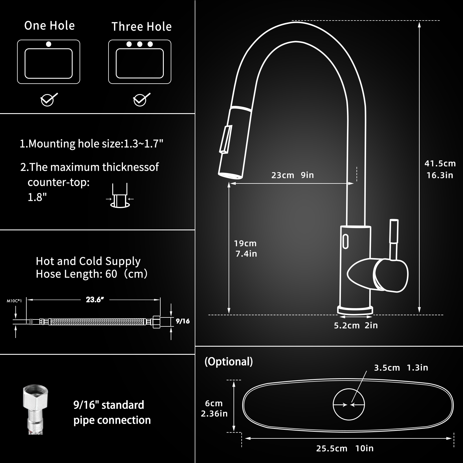 Fapully FA-B-1009B-IS Kitchen-Faucets - View #9