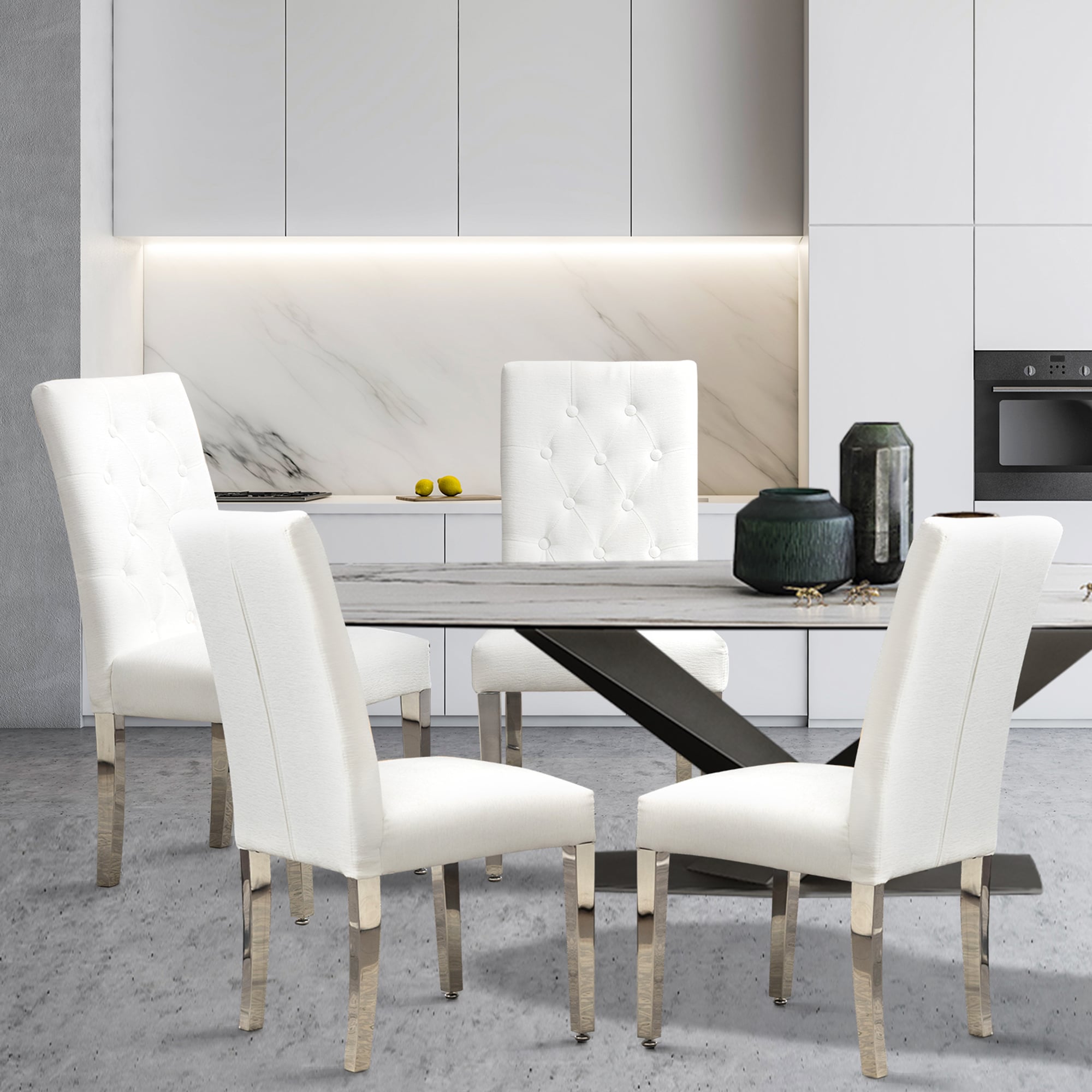 SINOFURN SYA290020WT Dining-Chairs - View #3