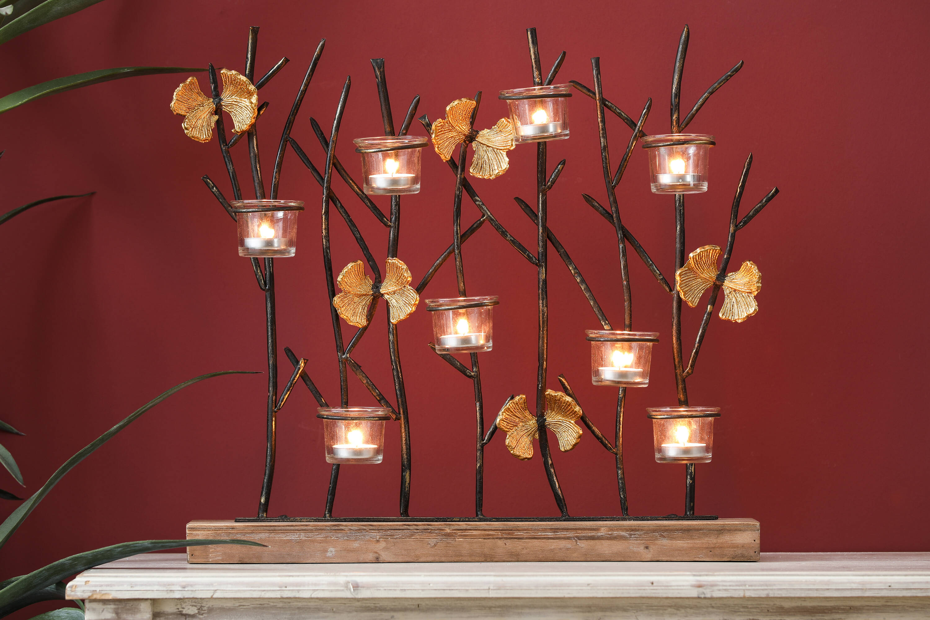 LuxenHome WHD1471 Candle-Holders - View #3