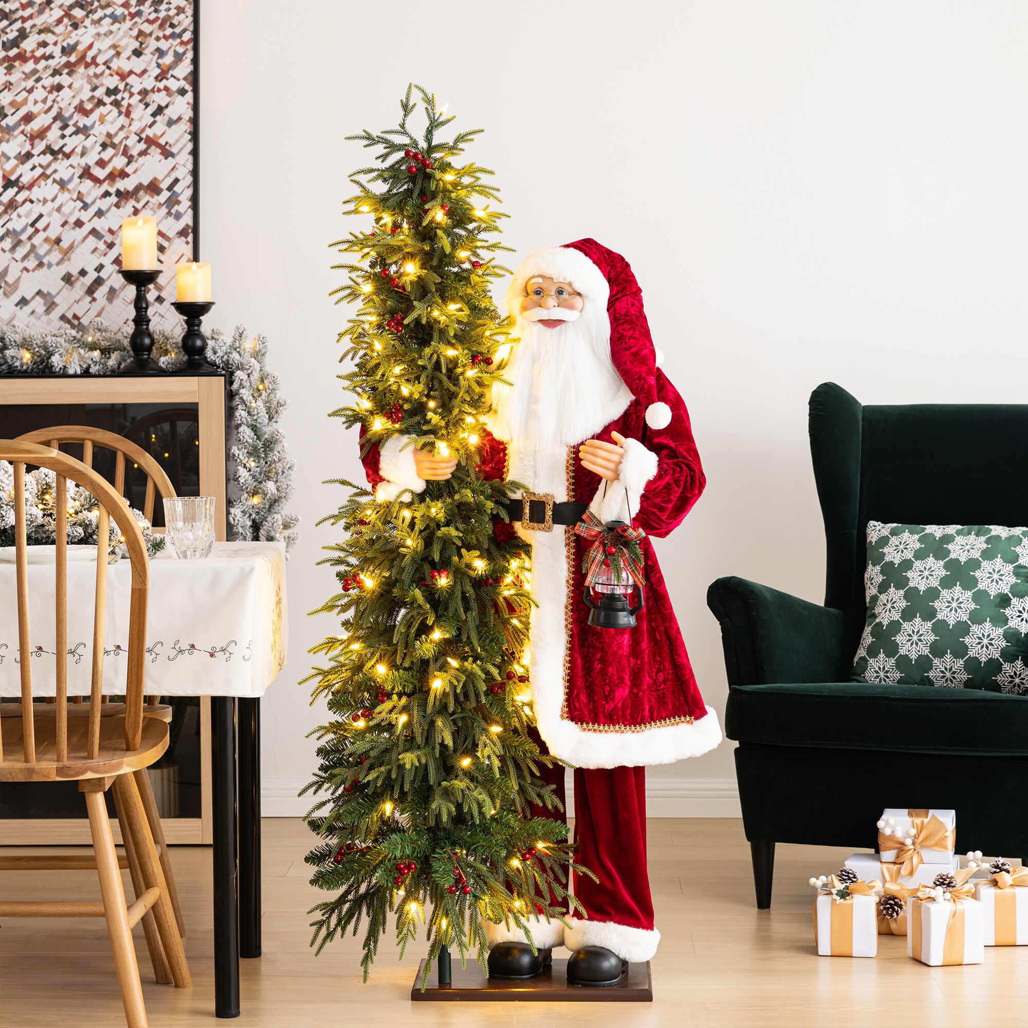 Glitzhome 2043400001 Table-Christmas-Decorations - View #4