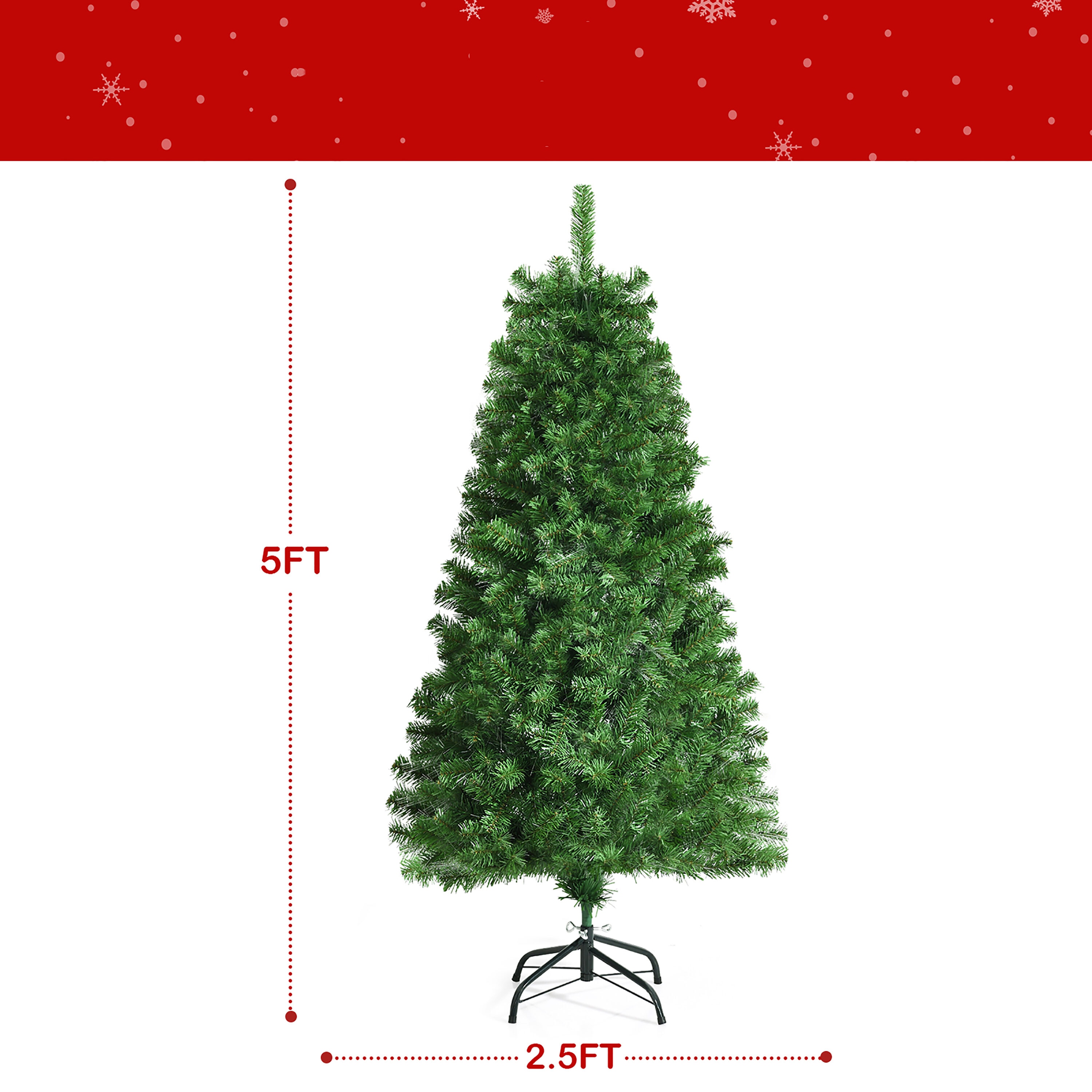 Costway CM23731US Artificial-Christmas-Trees - View #8