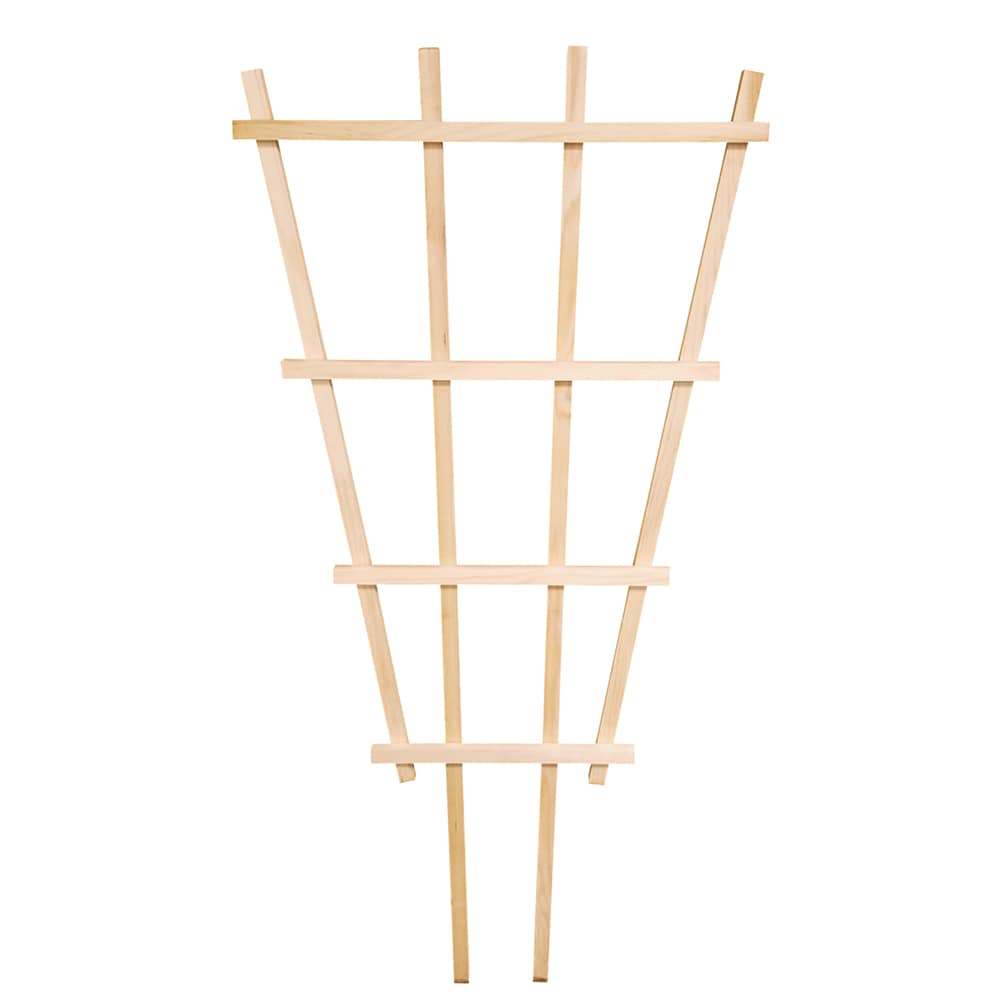 Style Selections 309 30-Inches W x 72-Inches H Natural wood Cedar Garden Trellis For Climbing Plants For Cucumbers For Roses For Tomatoes