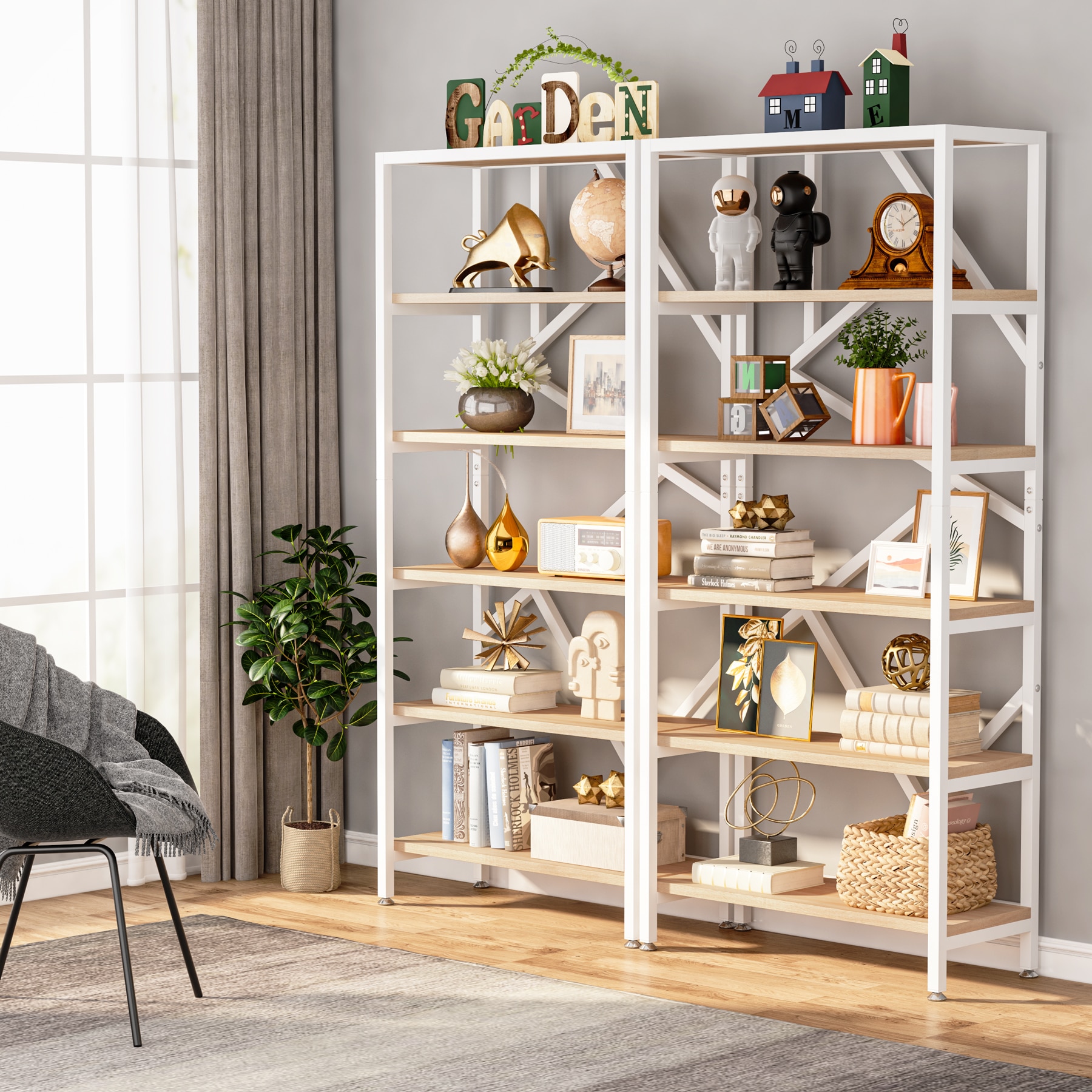 Tribesigns HOGA-U0198 bookcases - View #4