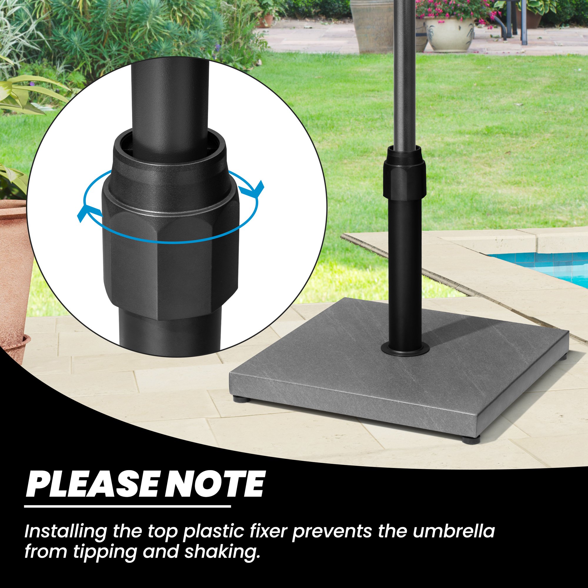 Crestlive Products CL-UB022GRY Umbrella-Bases - View #8