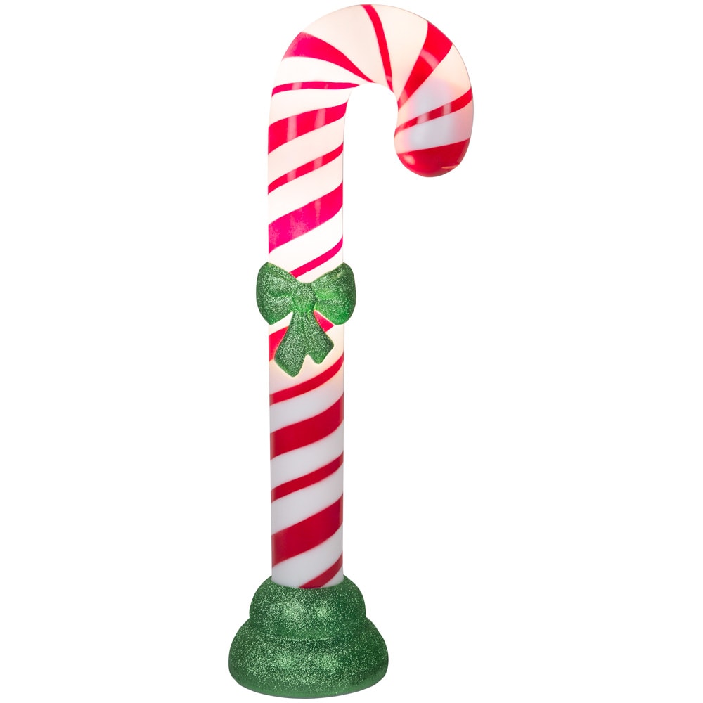 Holiday Living 41.93-in Candy Cane Door Decoration with Clear ...