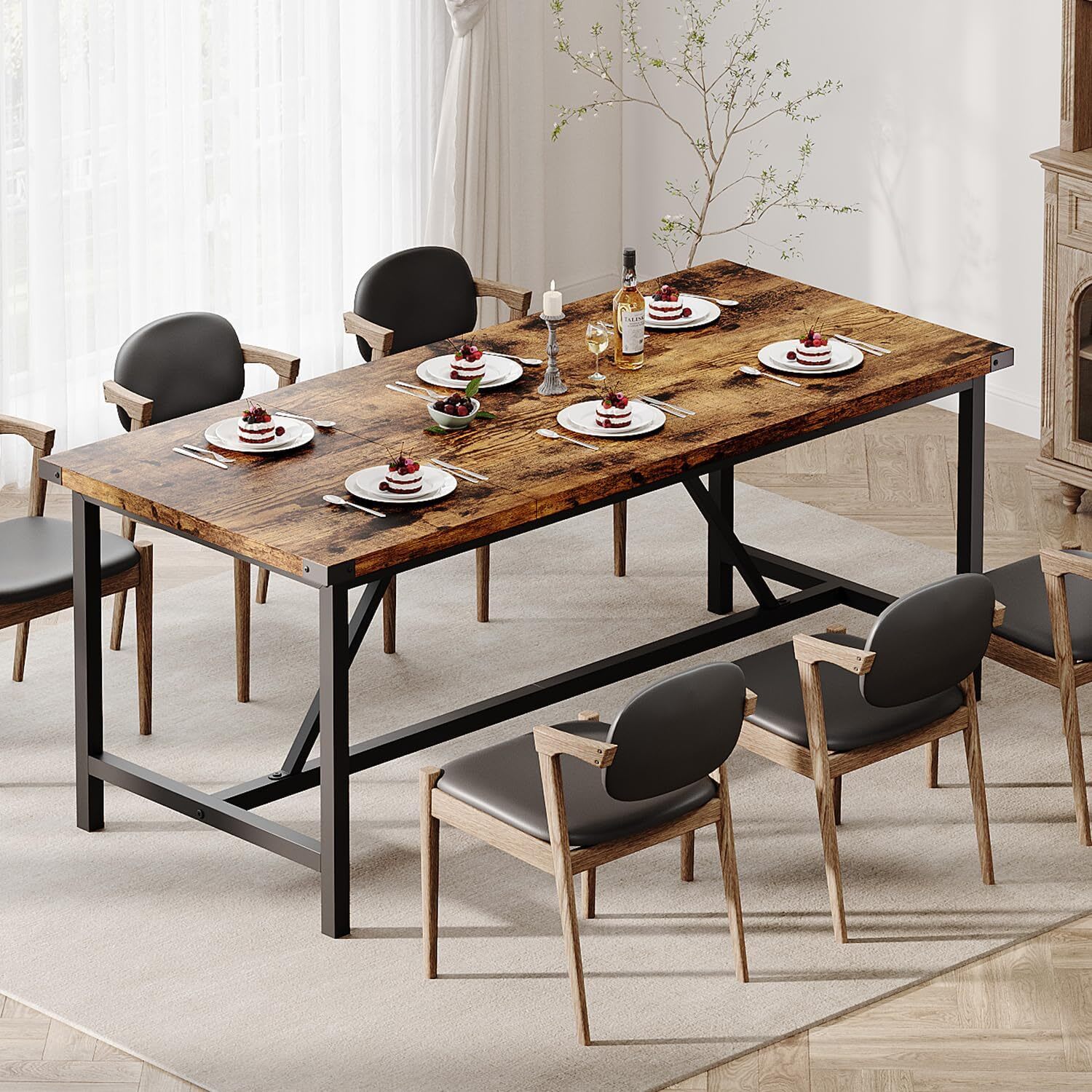 WhizMax DUKE-PHO-33HB-BR Dining-Tables - View #3
