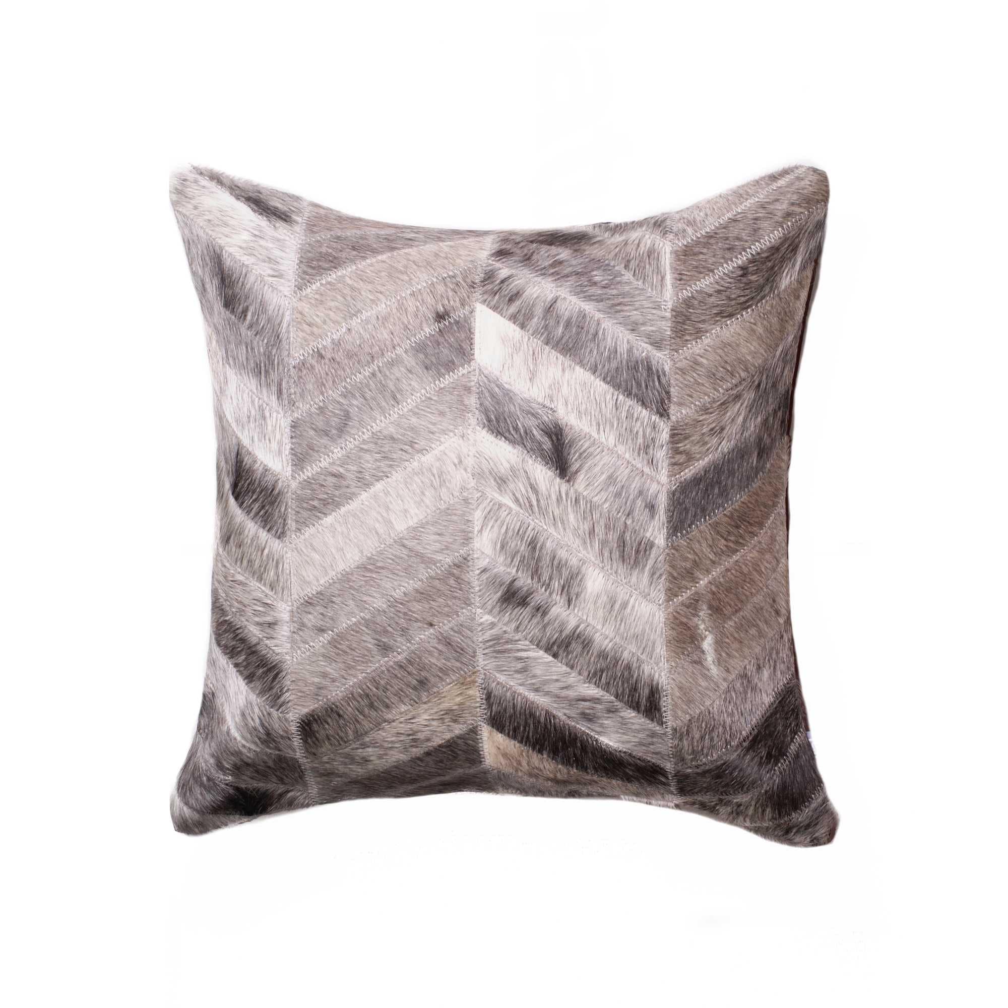 HomeRoots 316838 Josephine 18-in x 18-in Gray Indoor Decorative Pillow