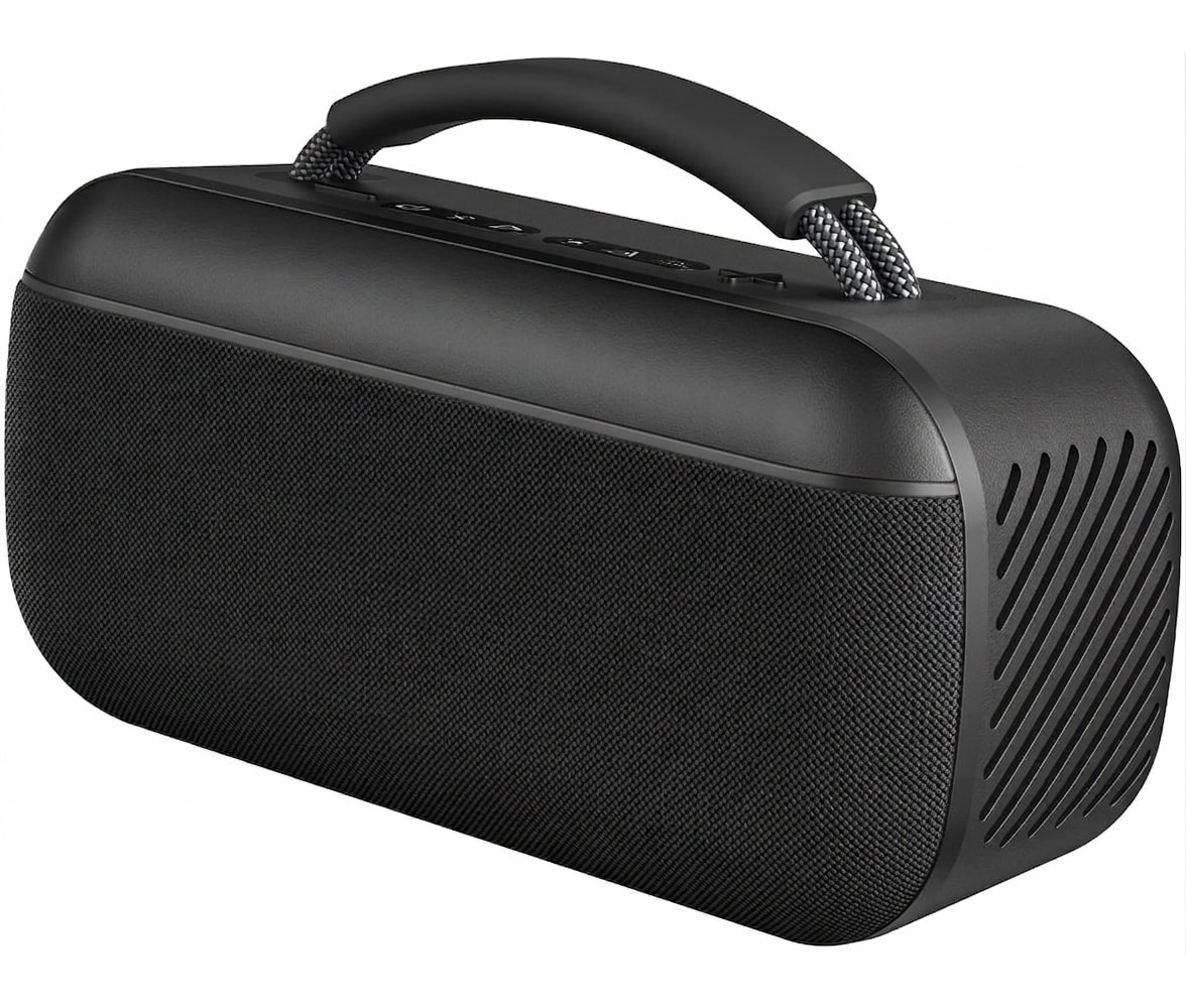 Misopily Portable Bluetooth Speaker 60W Wireless Sound with Enhanced Bass TWS Pairing USB C Connectivity IPX5 Water Resistant 1 Piece Black #LMS0423S15