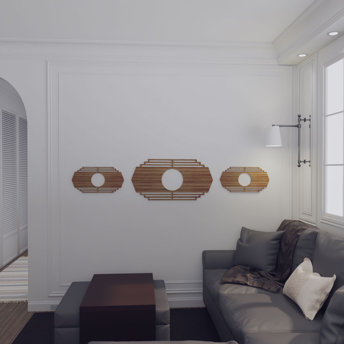 Ekena Millwork CMWP18X09X0250CSWA Ceiling-Medallions - View #14