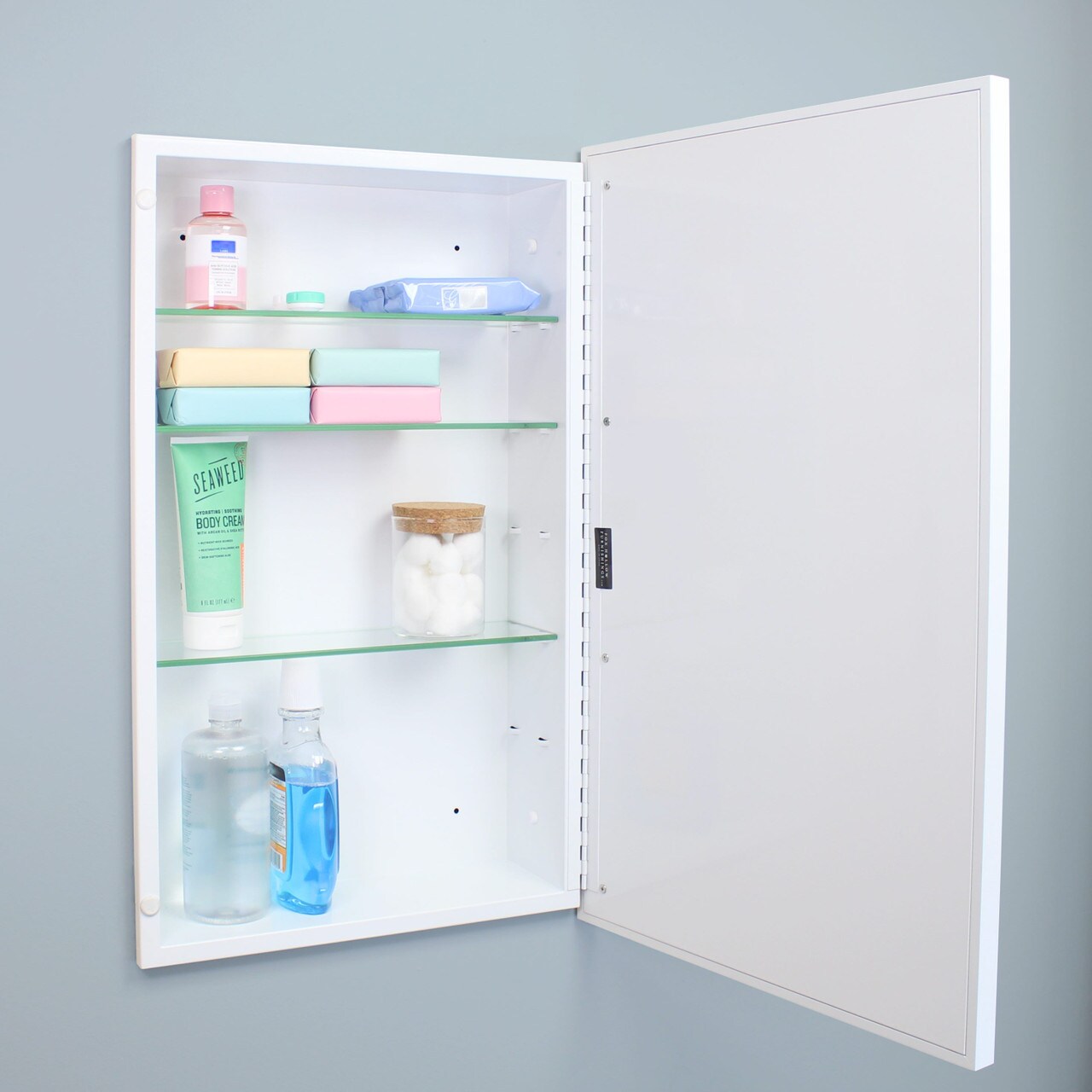 Fox Hollow Furnishings A02S-1424WHWH Bathroom-Medicine-Cabinets - Thumbnail View #3