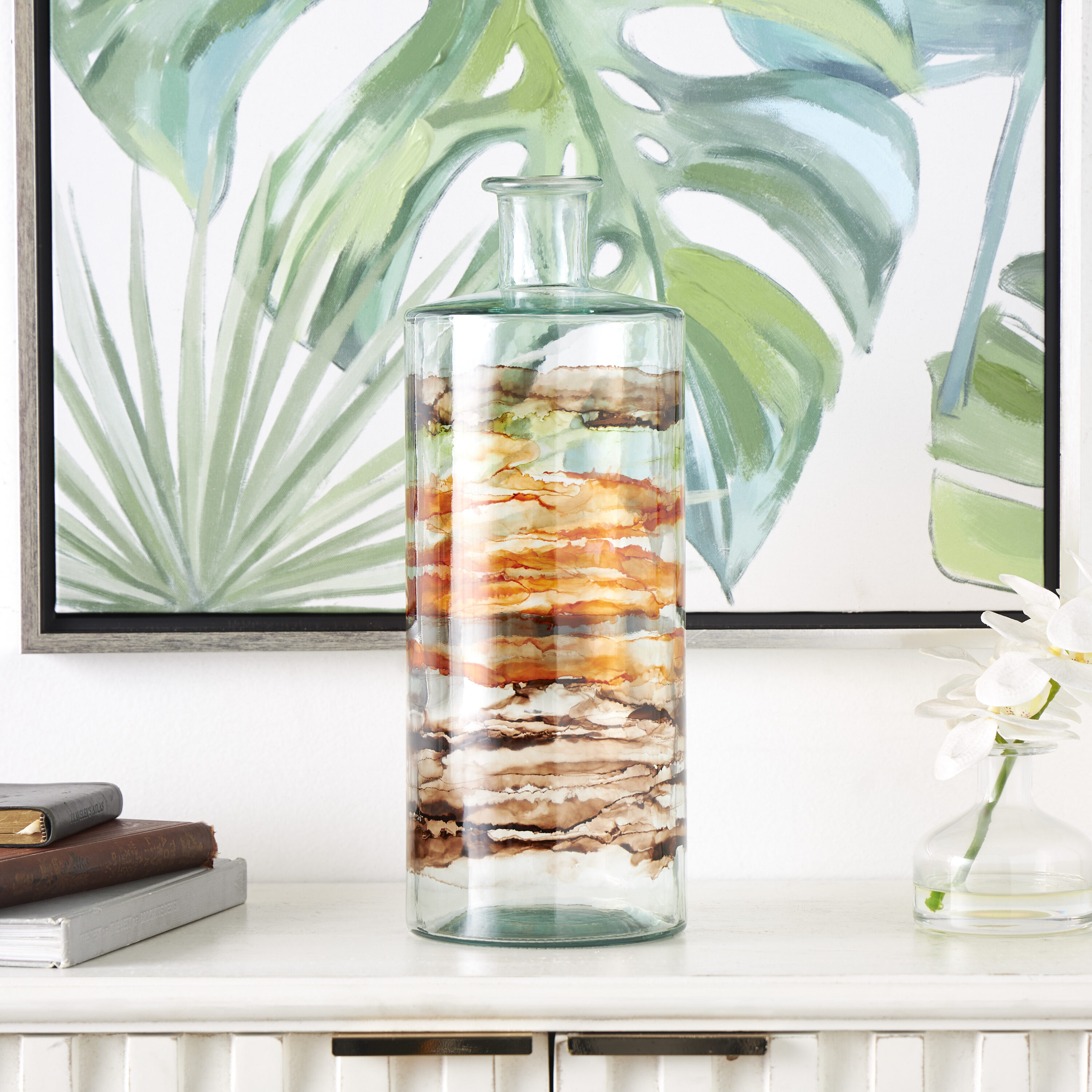 Grayson Lane 821531 Clear Glass Eclectic Vase