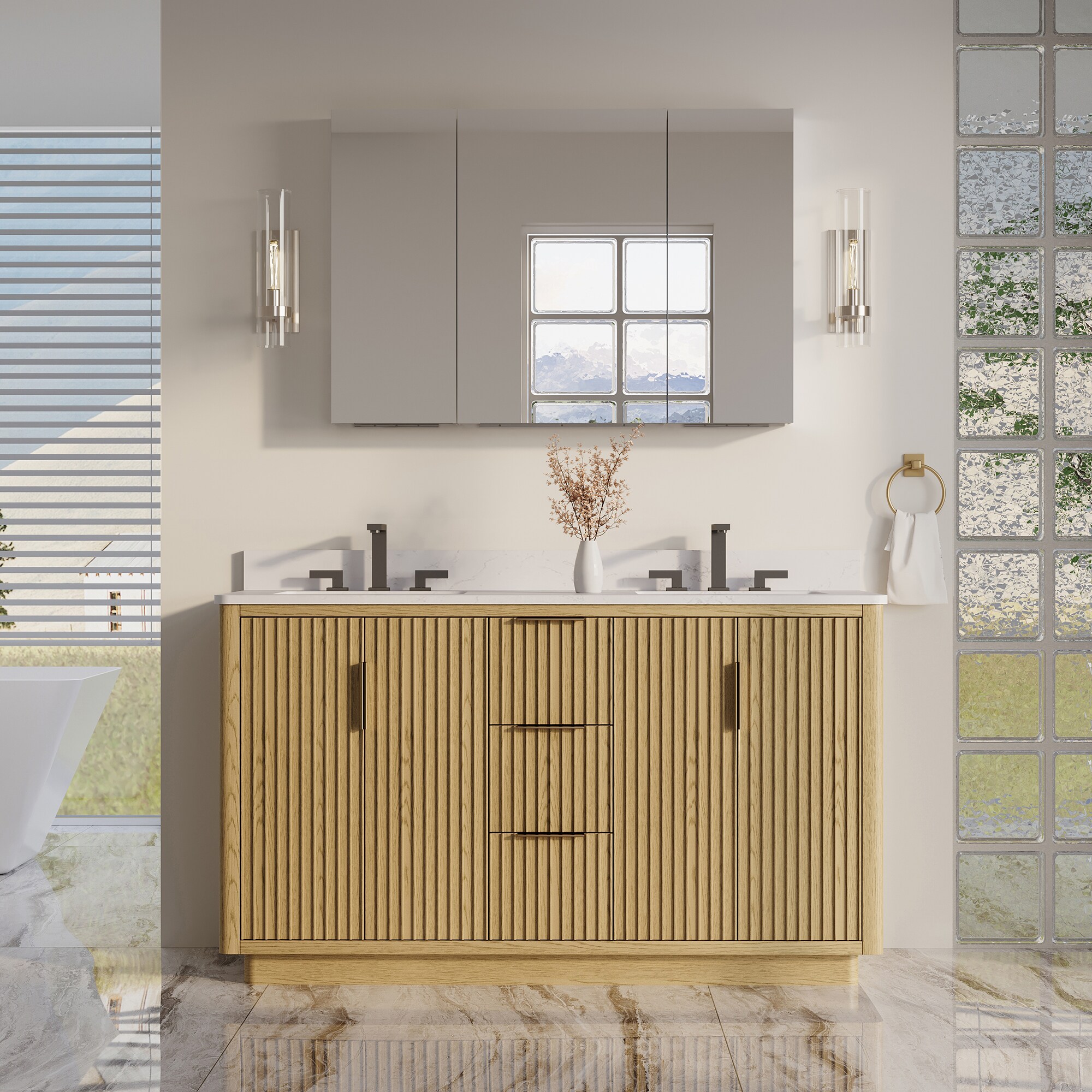 CALVON ZUB-LLR44 Bathroom-Medicine-Cabinets - View #2