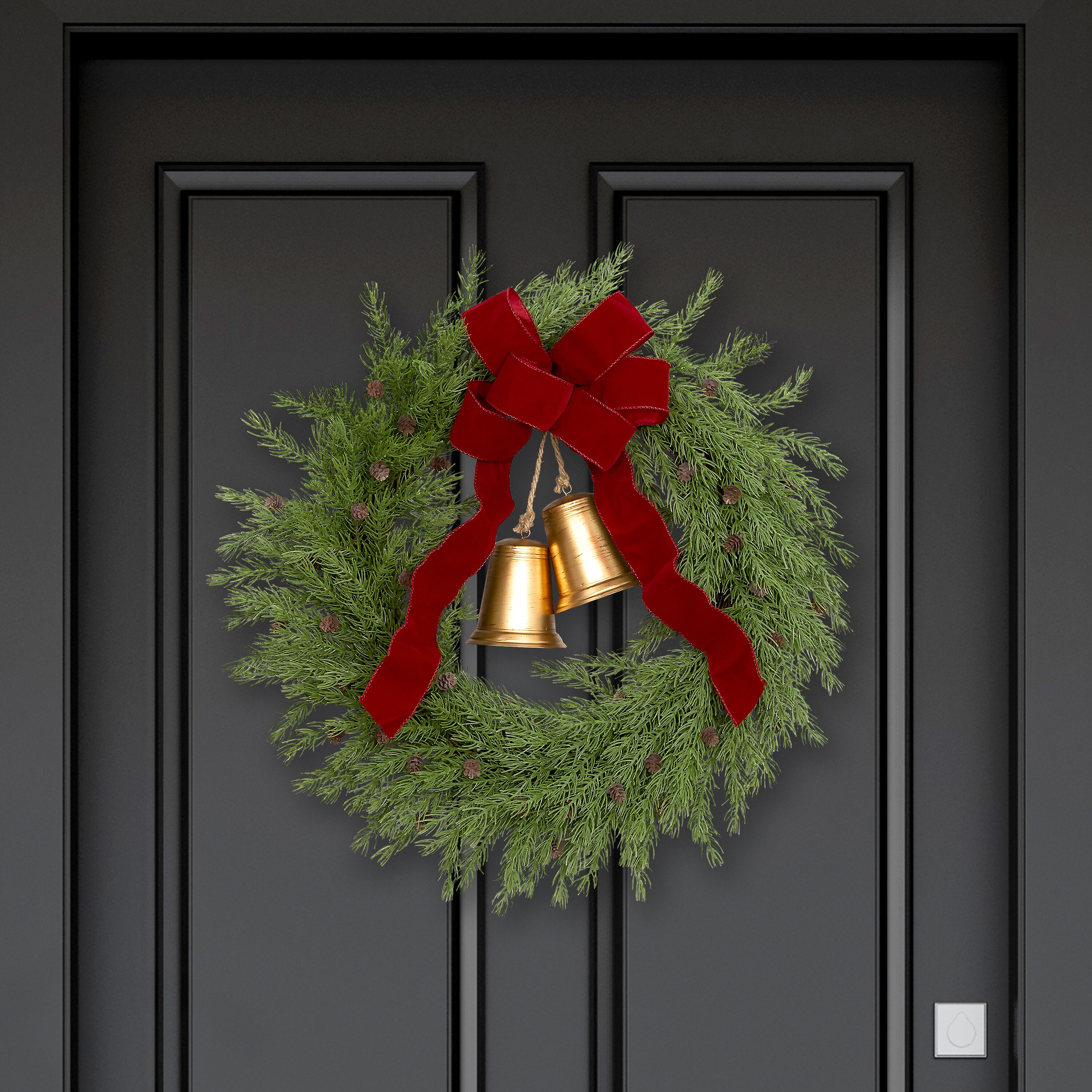 Holiday Living BA000215A Artificial-Christmas-Wreaths - View #6