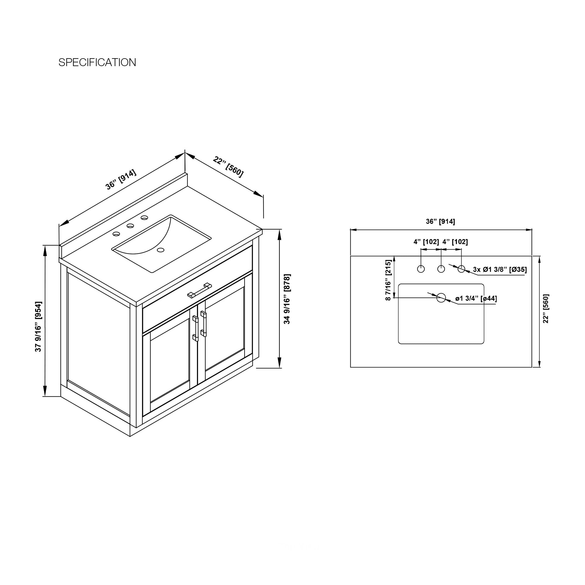OVE Decors 15VVA-BAI236-186 Bath-Vanity-Combo - View #16