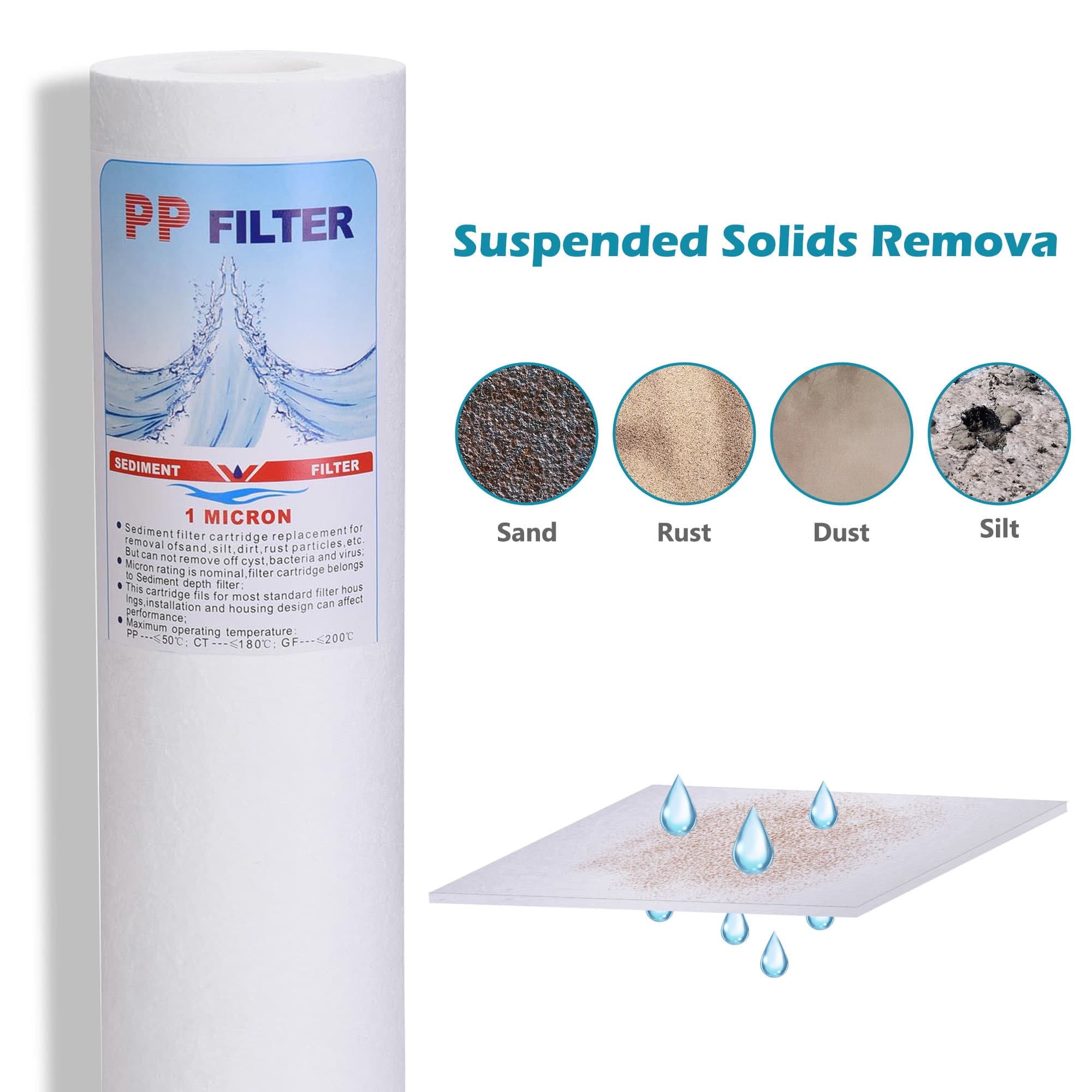 Yescom 06FIL003-3P6C-9-LO Replacement-Water-Filters-Cartridges - View #2