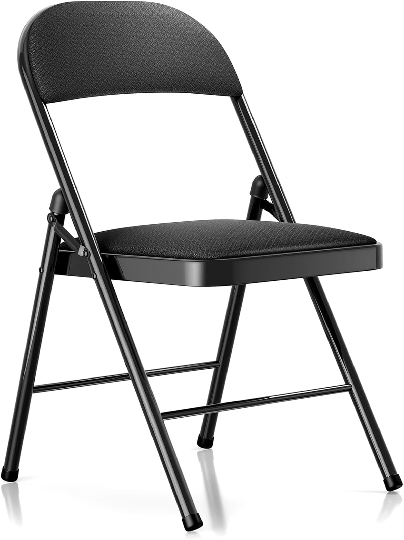 GIVIMO - Folding Chair with Padded Cushion 380 lb Heavy-Duty Metal Foldable Chair with Reinforced...