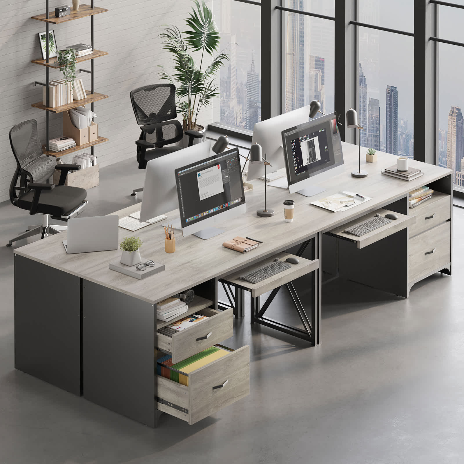 Bestier LOW-H105614C-RGOL desks - View #5