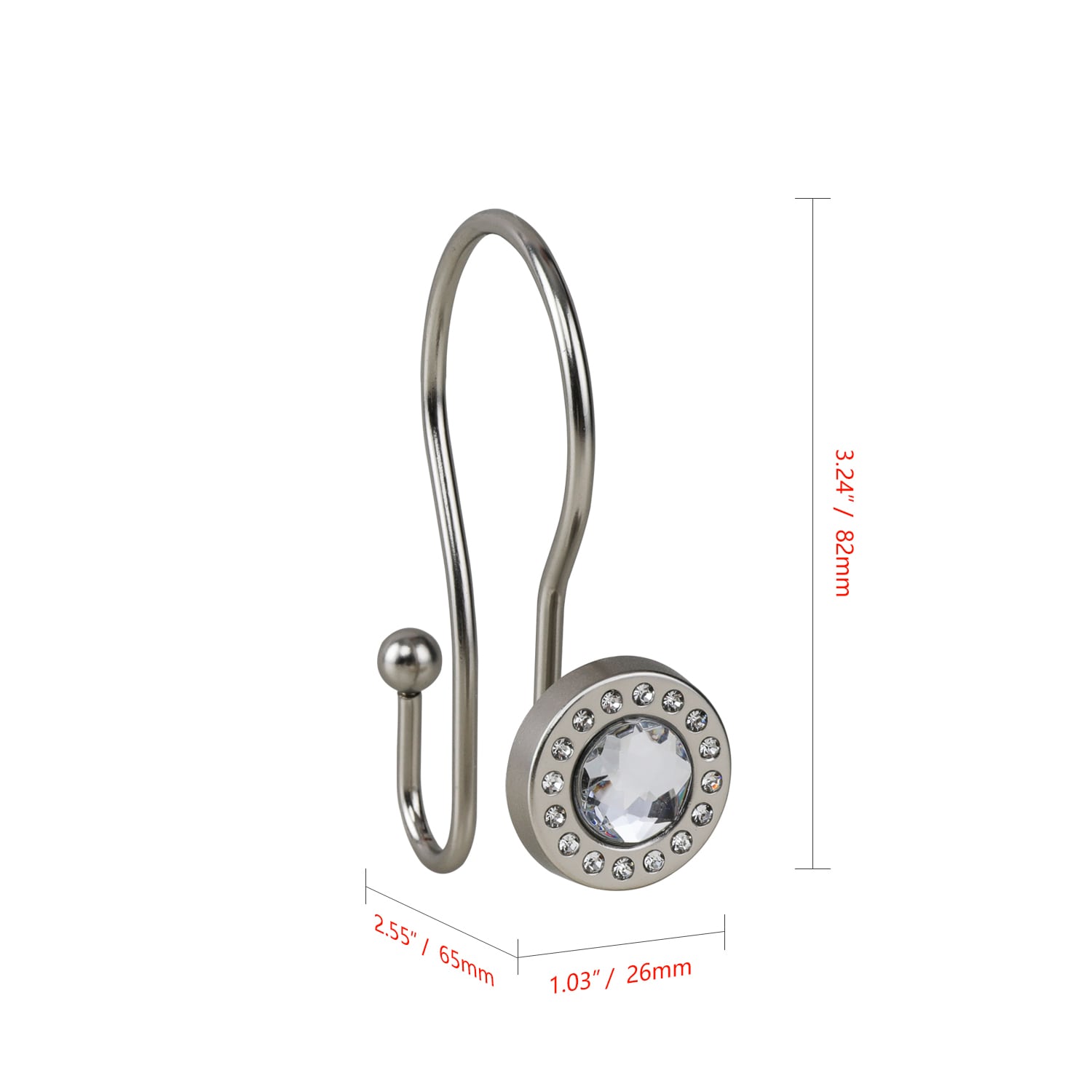 Utopia Alley HK21BN Shower-Rings-Hooks - View #6