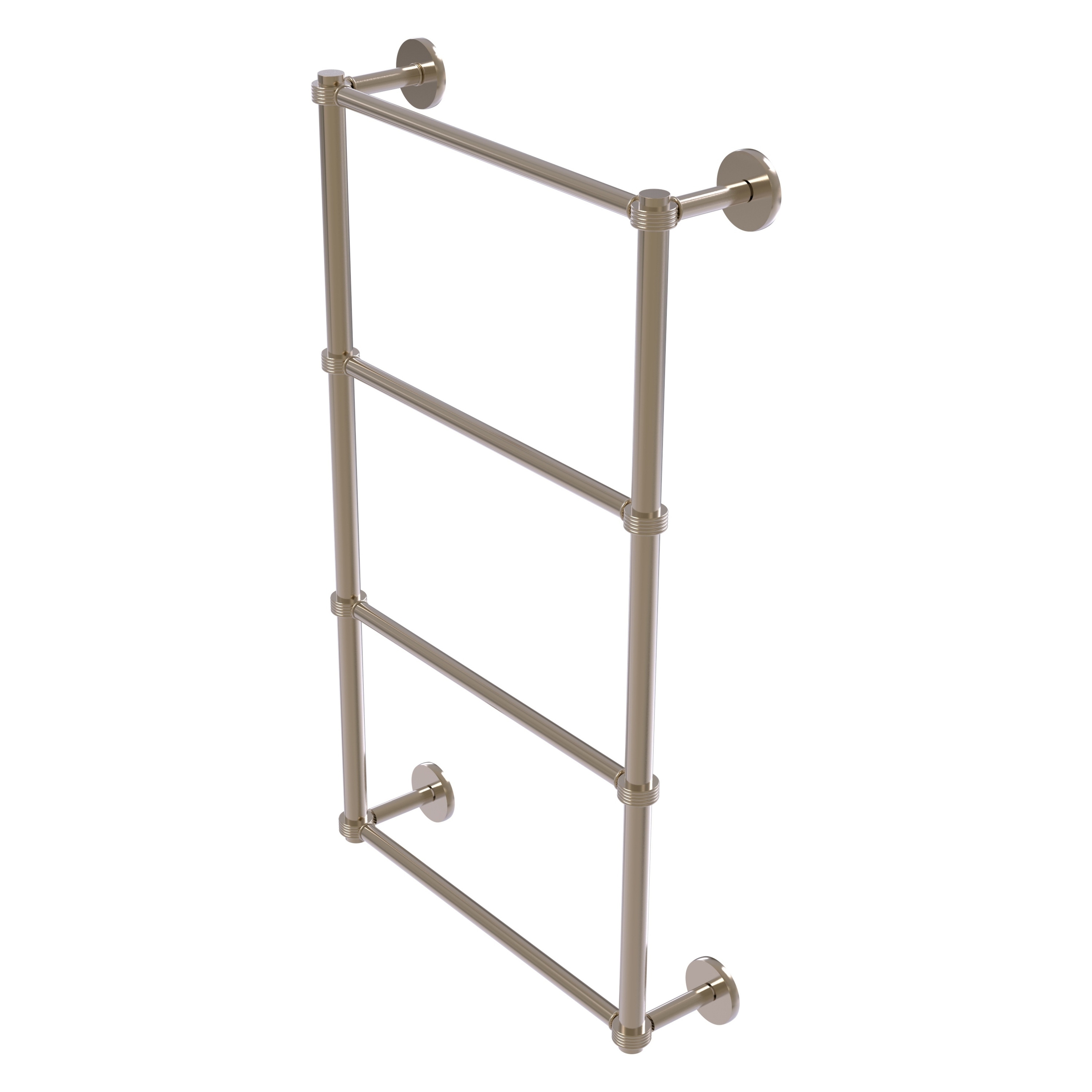 Allied Brass P1000-28G-30-PEW Prestige Skyline 30-in double Antique Pewter Wall mount 4-tier Towel Bar