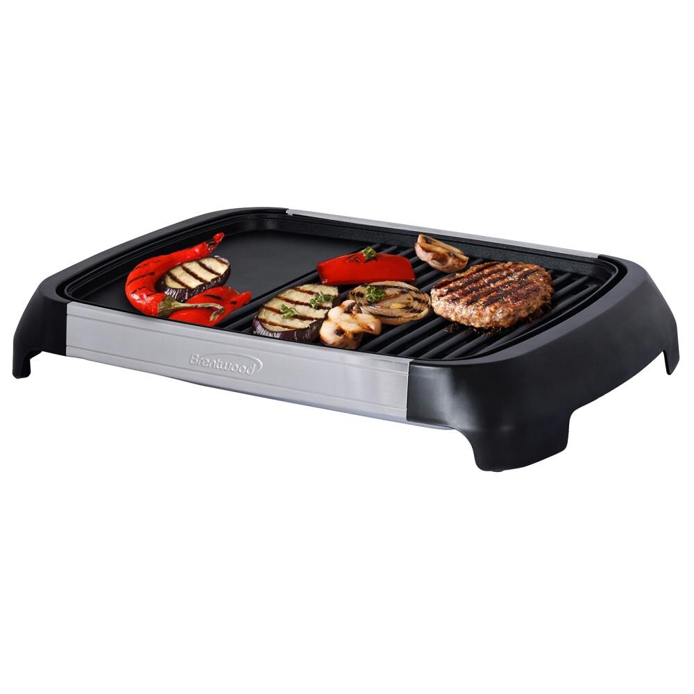 brentwood 13-in L x 233-in W 1200-Watt Black Electric Griddle in the ...