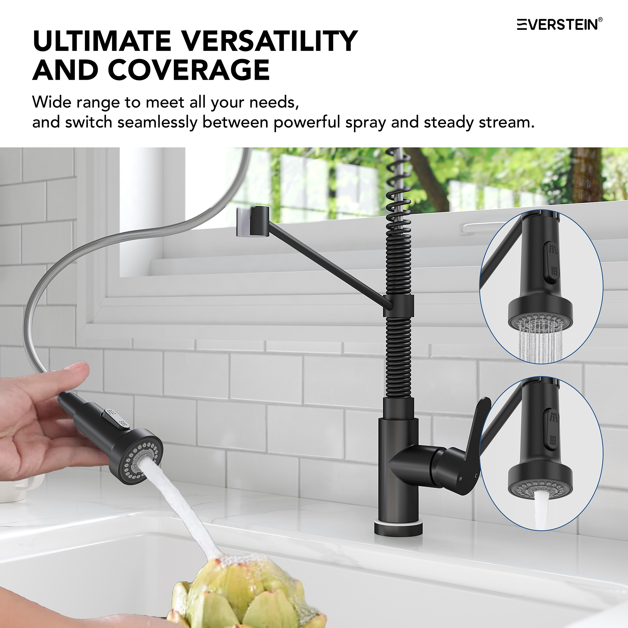 EVERSTEIN Q-908-OTOP Kitchen-Faucets - View #3