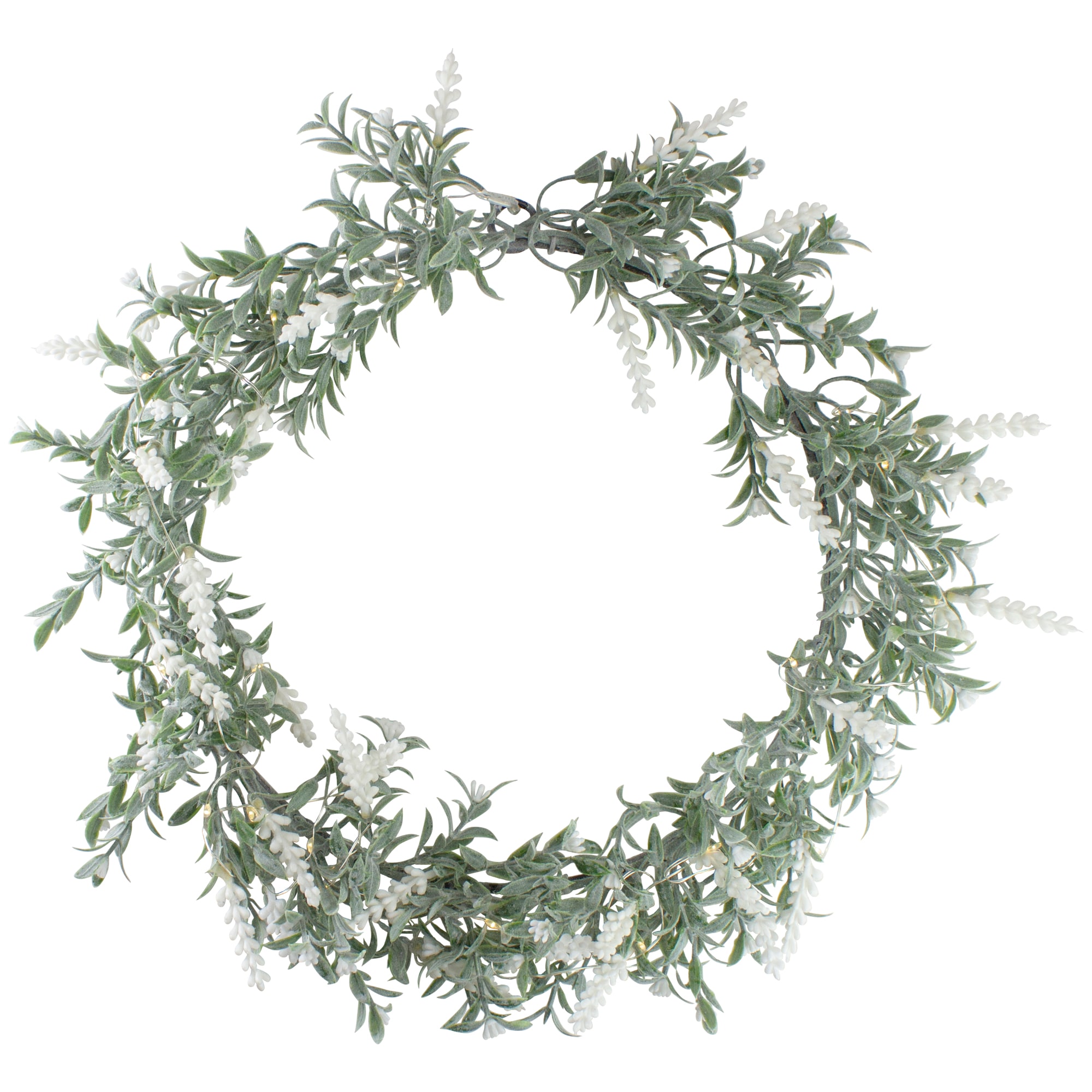 Northlight 34969268 3-in H Lighted Spring Hanging decoration Wreath