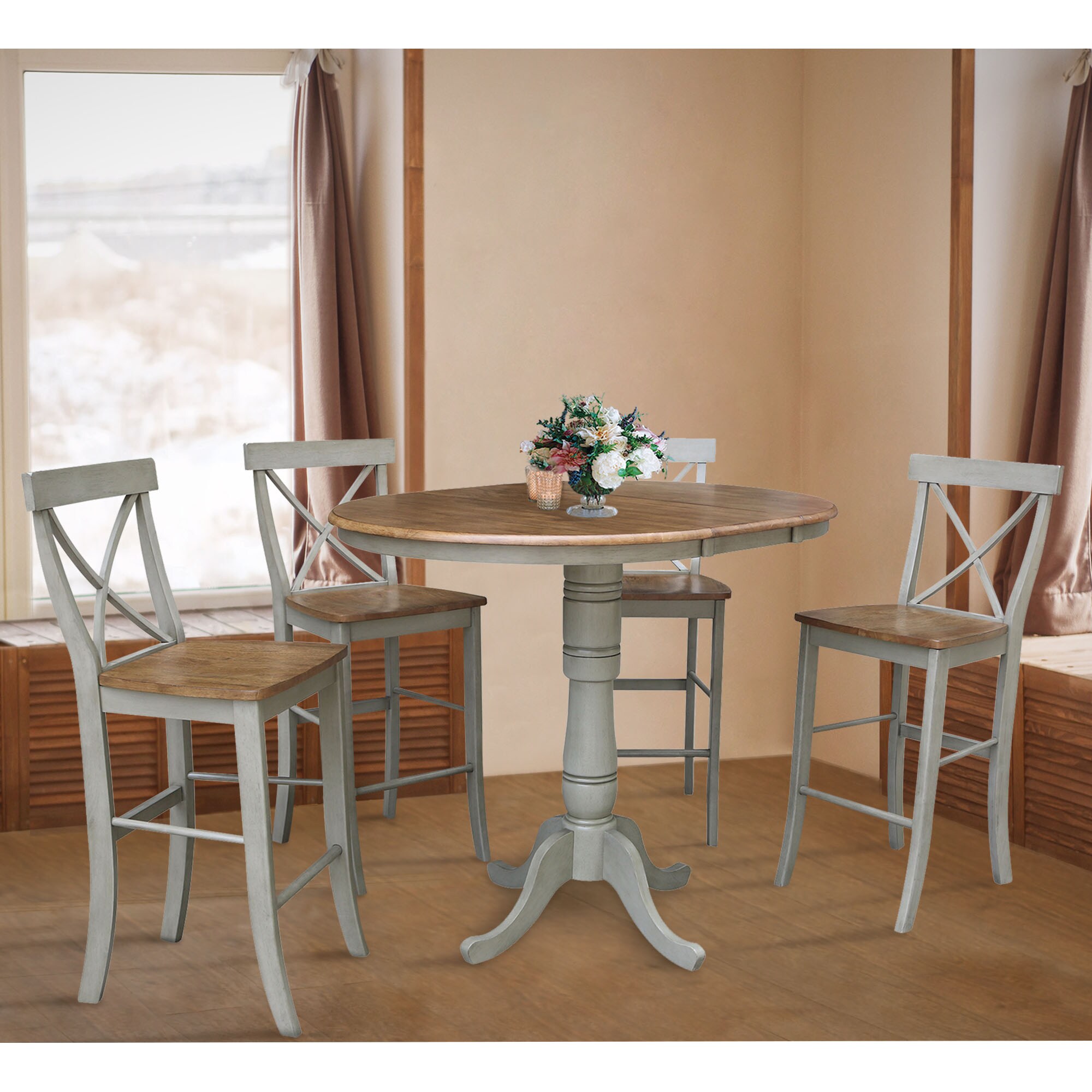 International Concepts K41-36RXT-6B-S6133-4 Dining-Sets - View #2