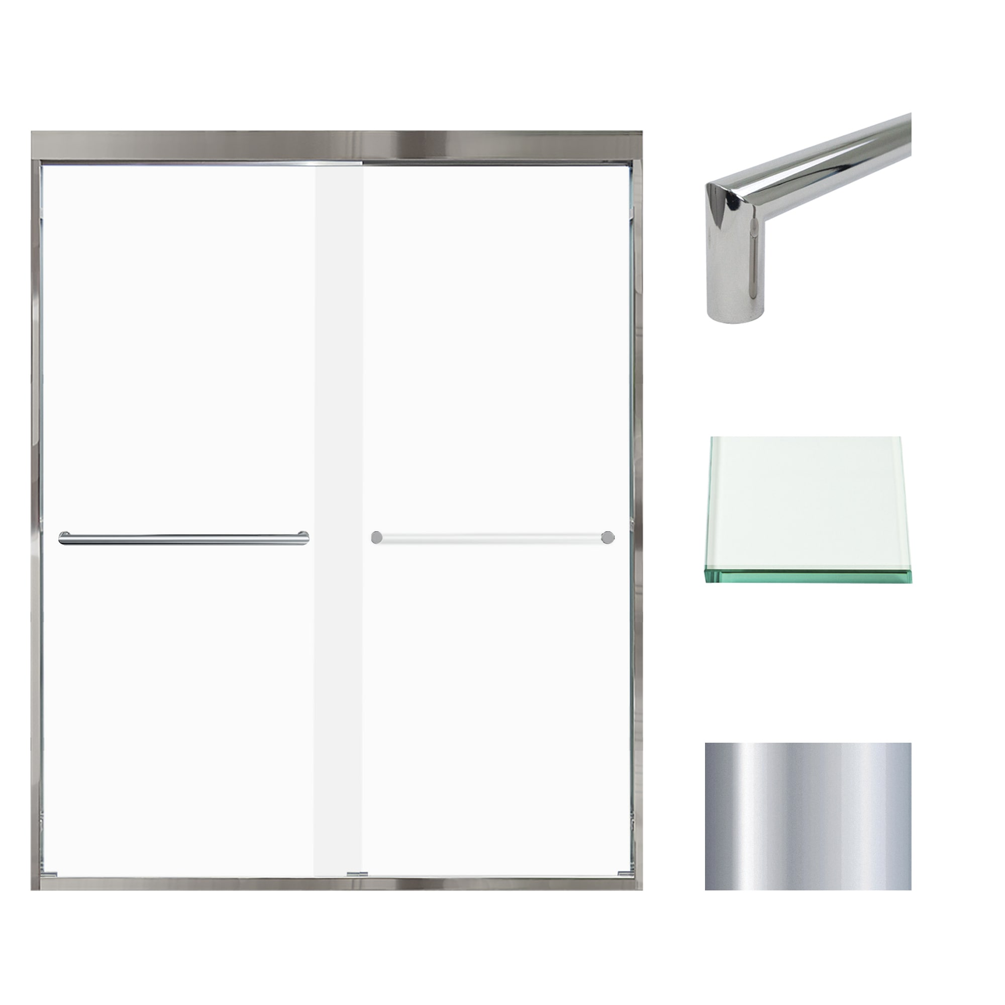 Transolid FBPT607608F-T-PC Shower-Doors - View #2