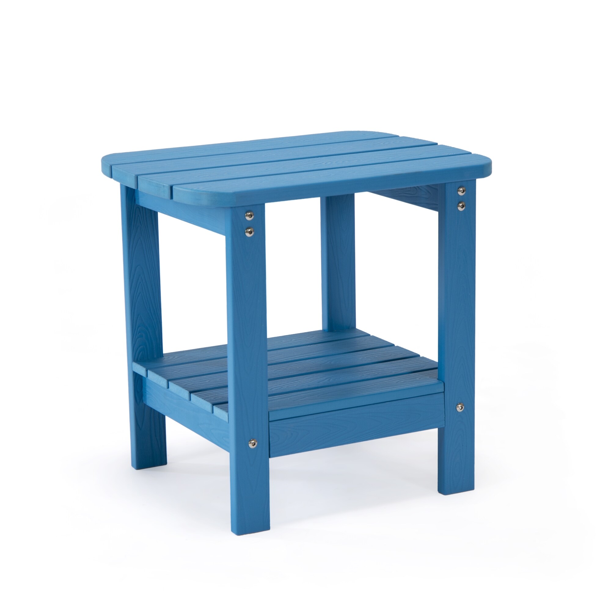 Plastic outdoor deals side table lowes