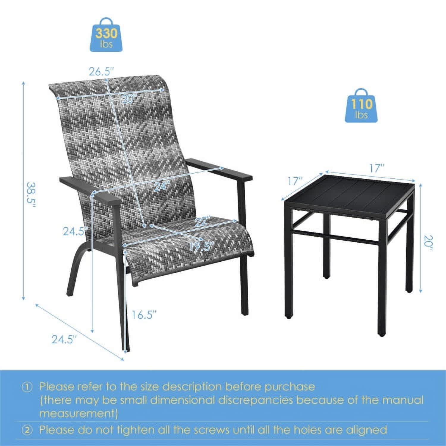 Choco Moon 5356248992382 Patio-Conversation-Sets - View #4