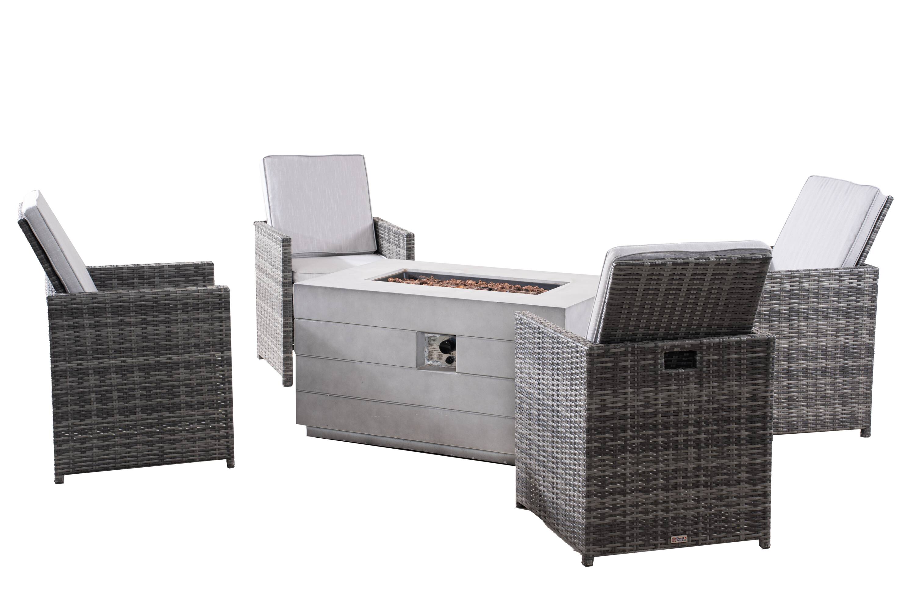 Direct Wicker DWG-21503234-G Patio-Conversation-Sets - View #5