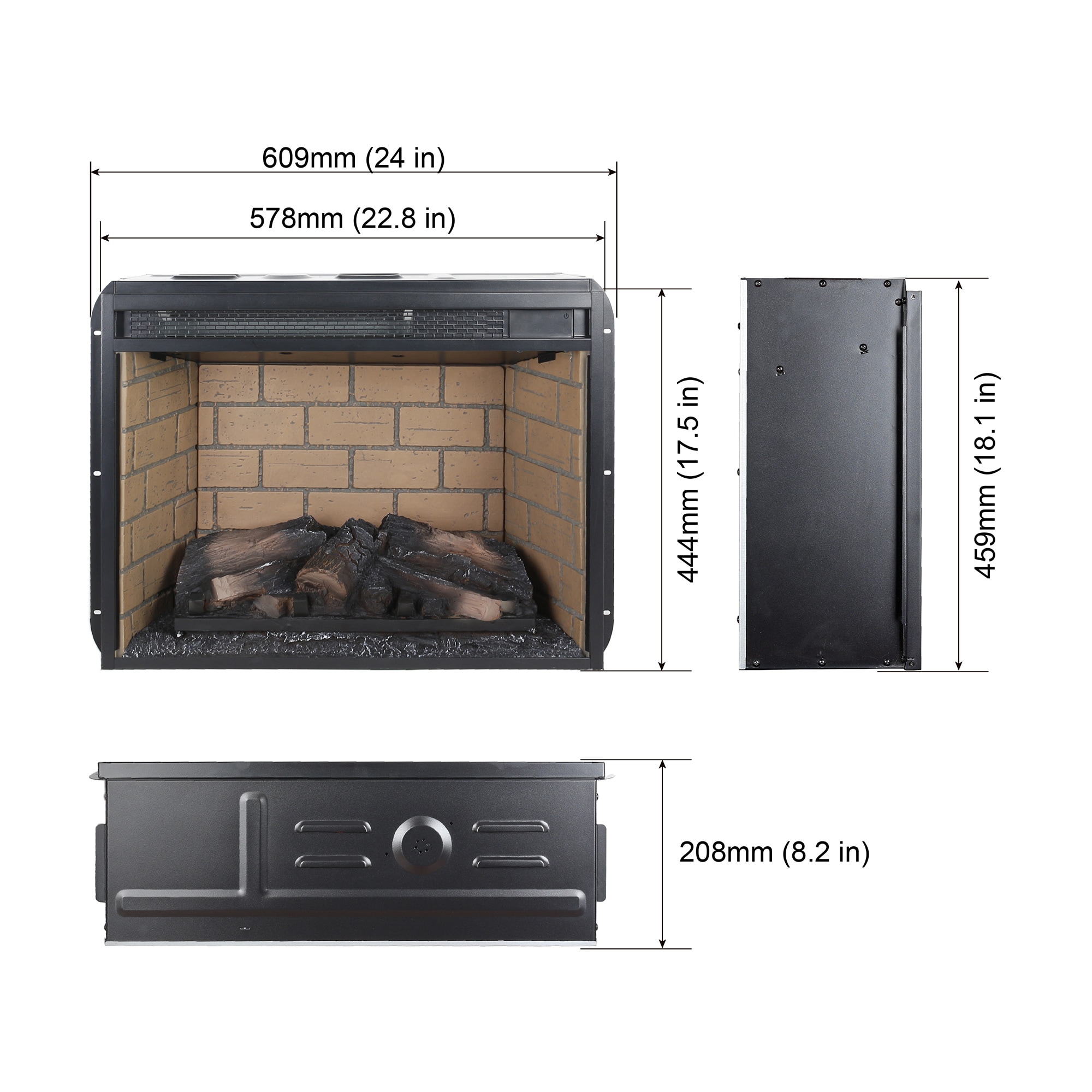 Clihome CL-CB71294 Electric-Fireplaces - View #6