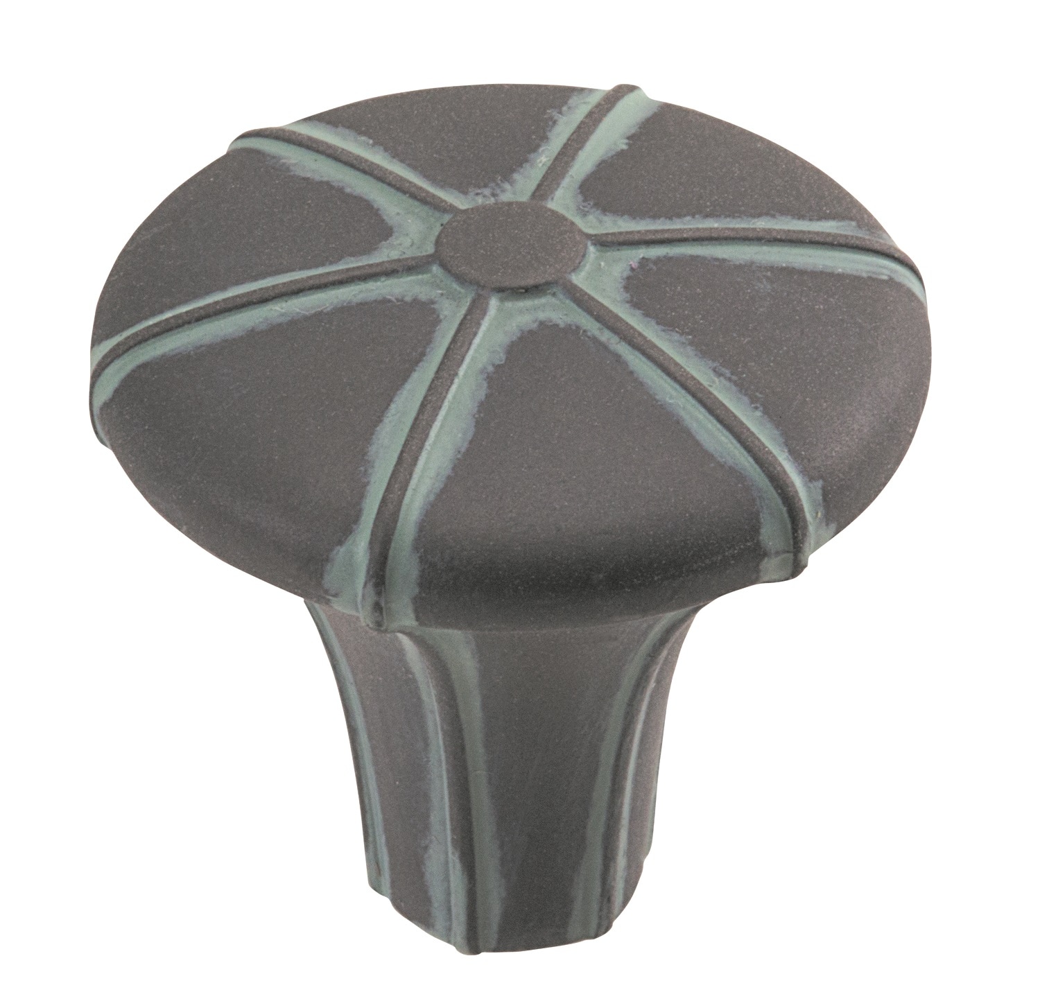 Amerock BP24232VS Angouri Viridian Slate Round Contemporary Cabinet Knob