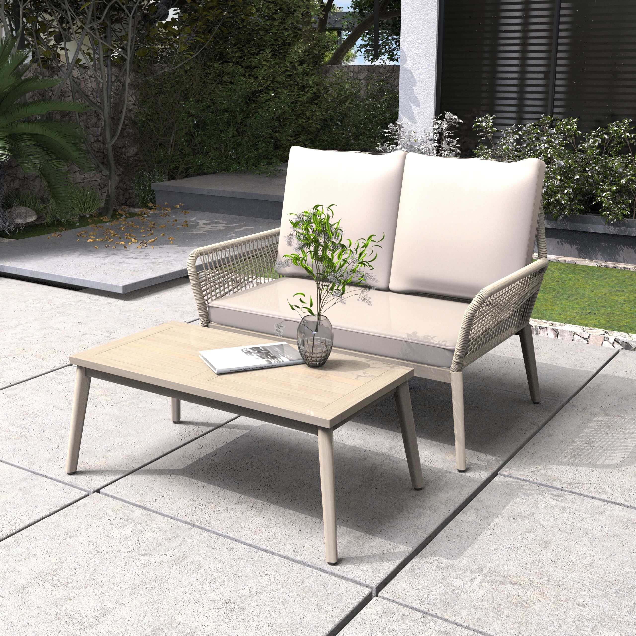 Direct Wicker DWS-2522TA&2SS Patio-Conversation-Sets - View #2