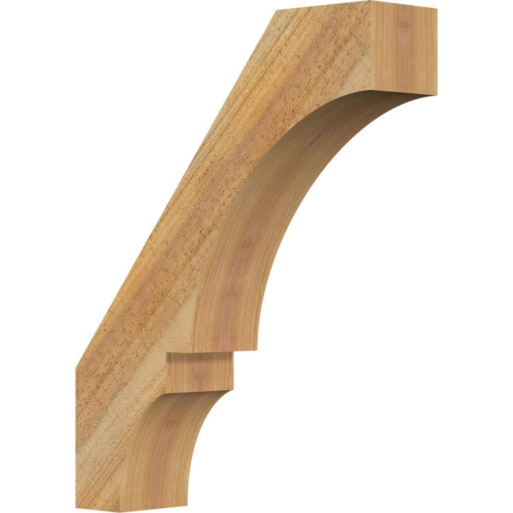 Ekena Millwork BRC04X16X20BOA00RWR 4-in x 16-in x 20-in Western Red Cedar Unfinished Wood Balboa rough sawn