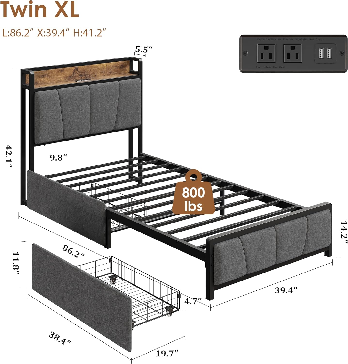Qeetex LHF-BED-PHO-10VUY6VS beds - View #2