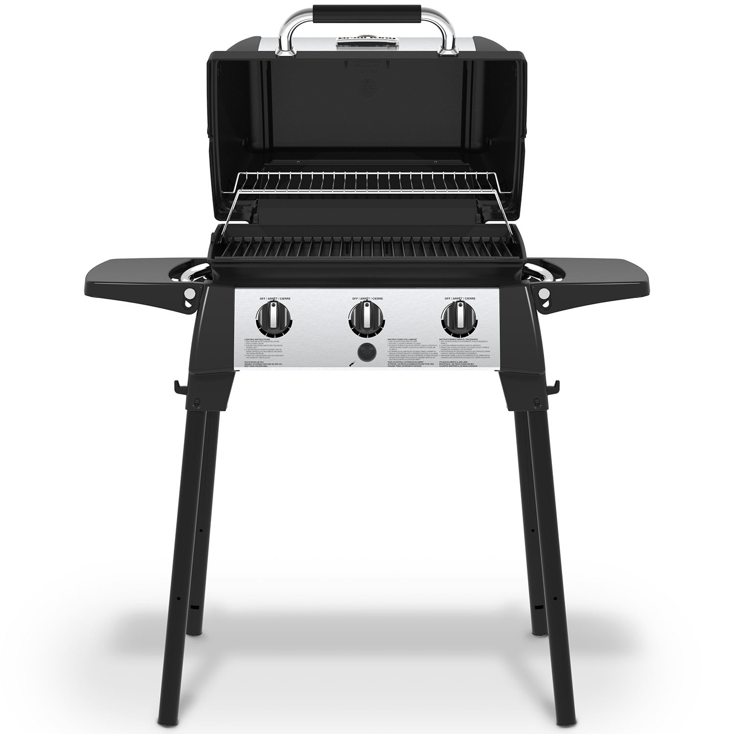 Broil King Porta-Chef 430-Sq in Black/Stainless Steel Portable Liquid  Propane Grill in the Portable Grills department at