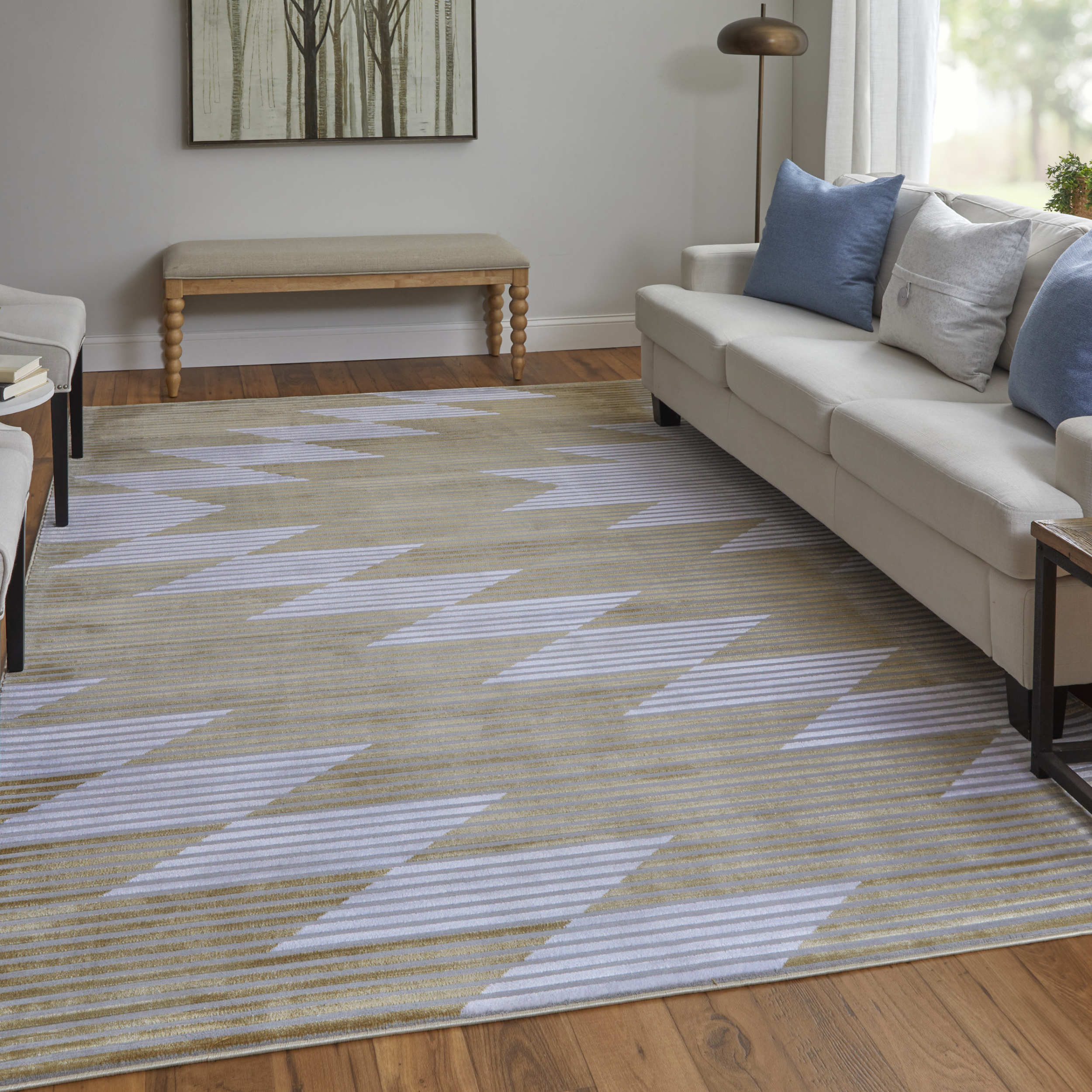 Room Envy 788R3830GRYGLDF05 rugs - View #2