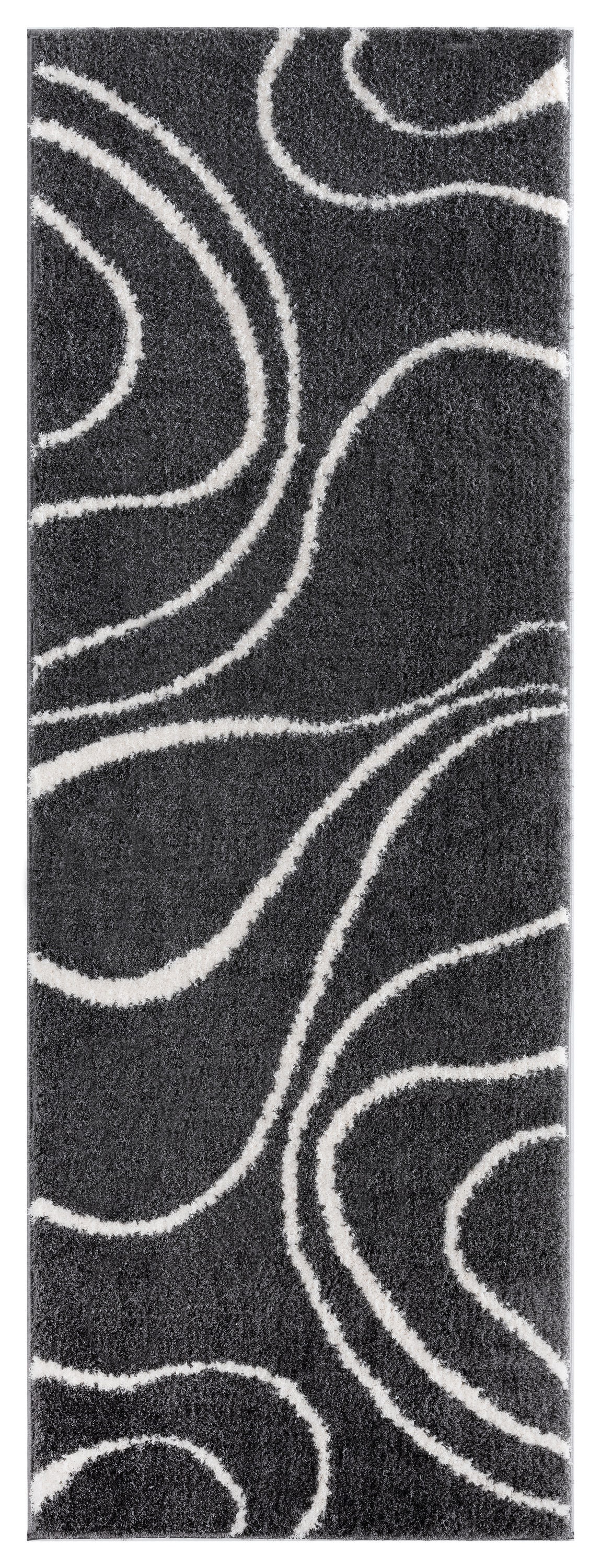 United Weavers Of America 1840 20699 28E Tranquility 3 x 8 (ft) Polyester White Rectangular Indoor Geometric Mid-Century Modern Runner rug